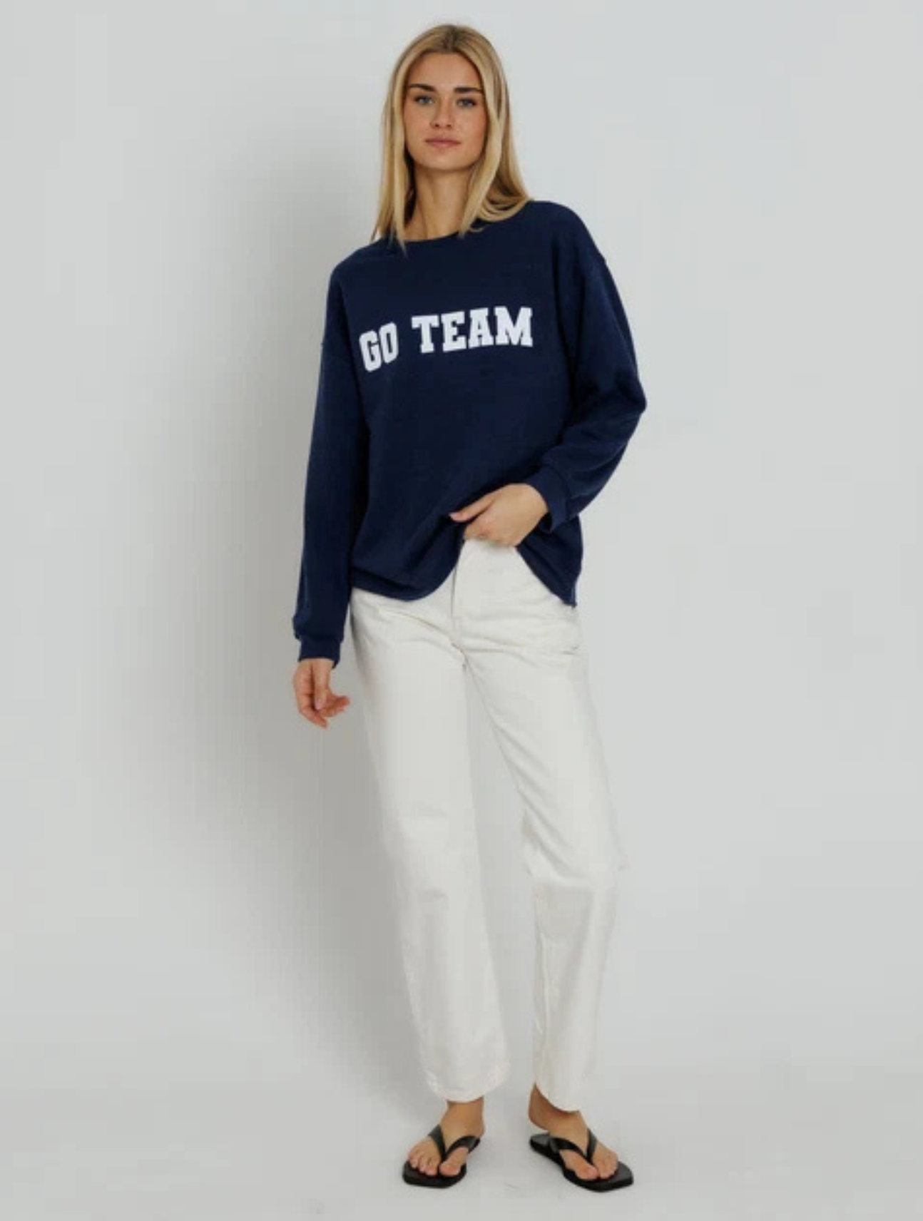 Navy Go Team Oversized Crew