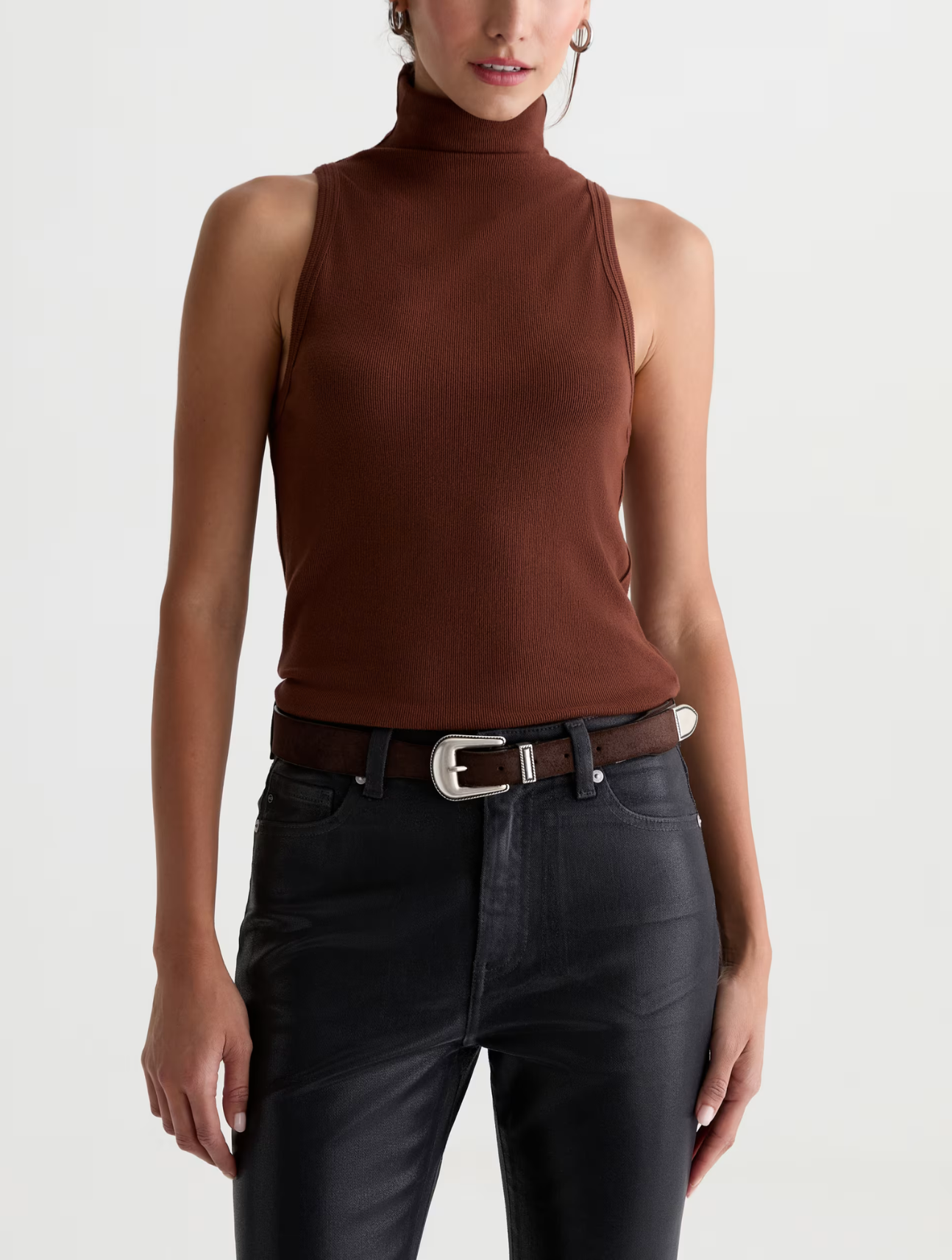 Faey Sleeveless Turtleneck