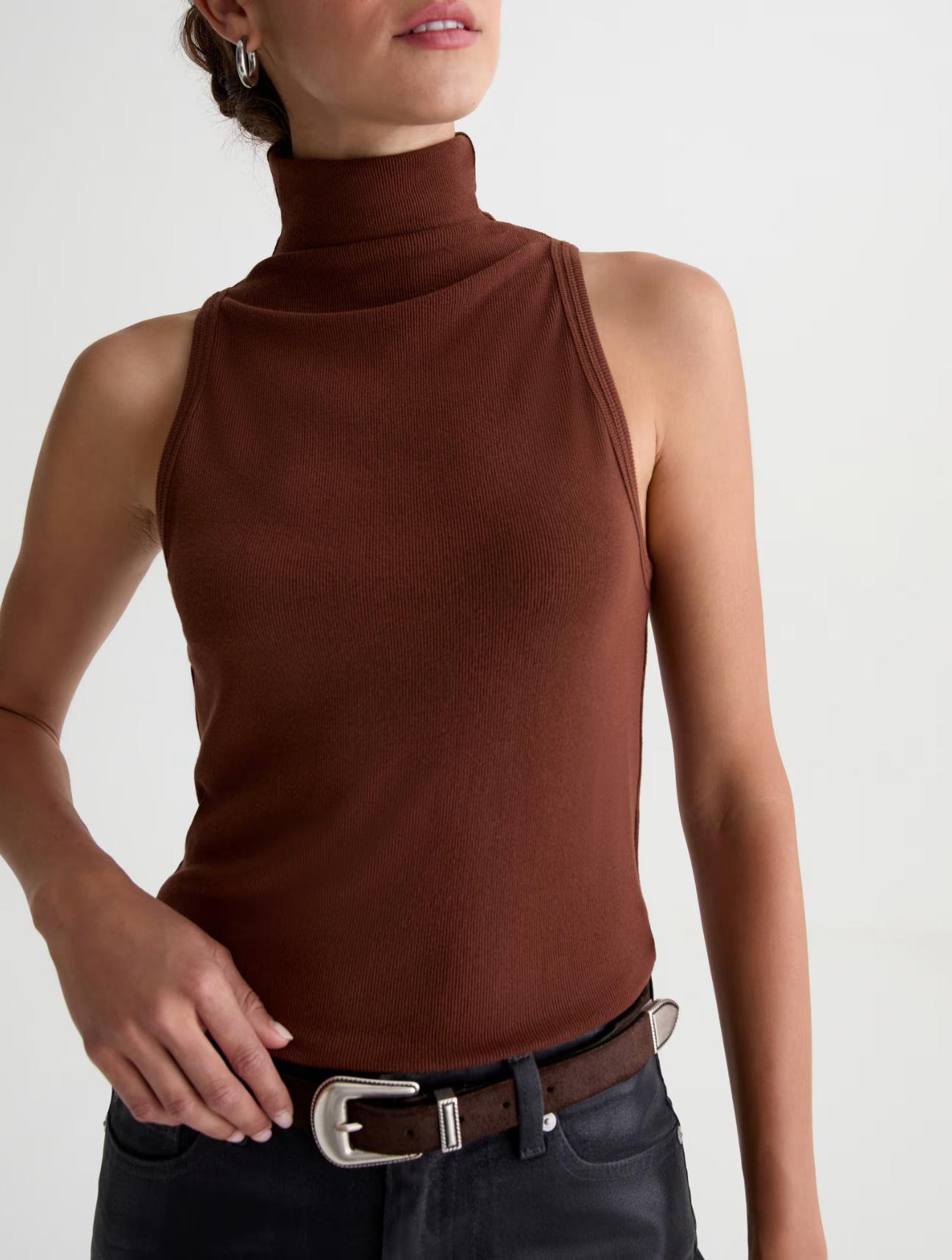 Faey Sleeveless Turtleneck