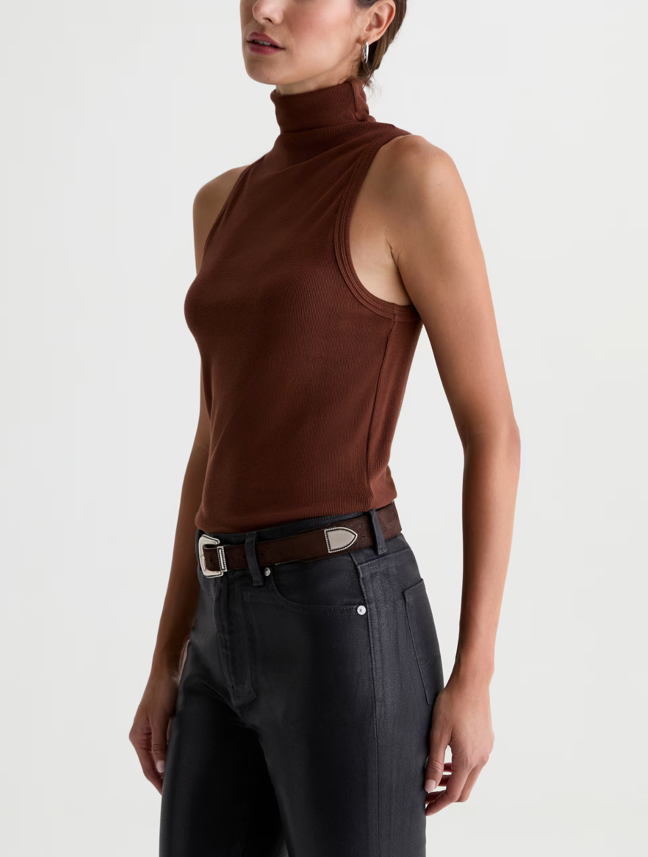 Faey Sleeveless Turtleneck