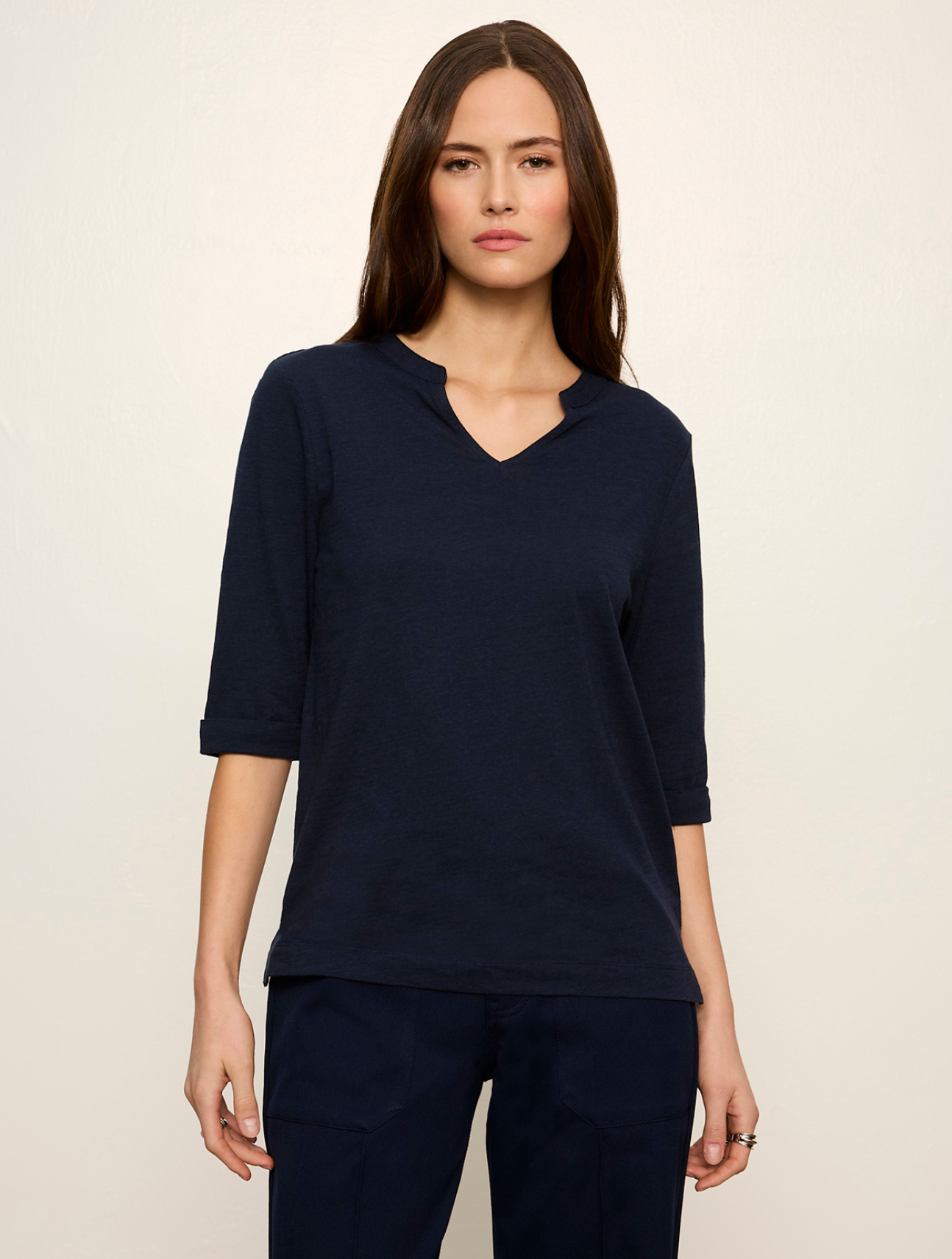 Dolce Notch Neck Tee