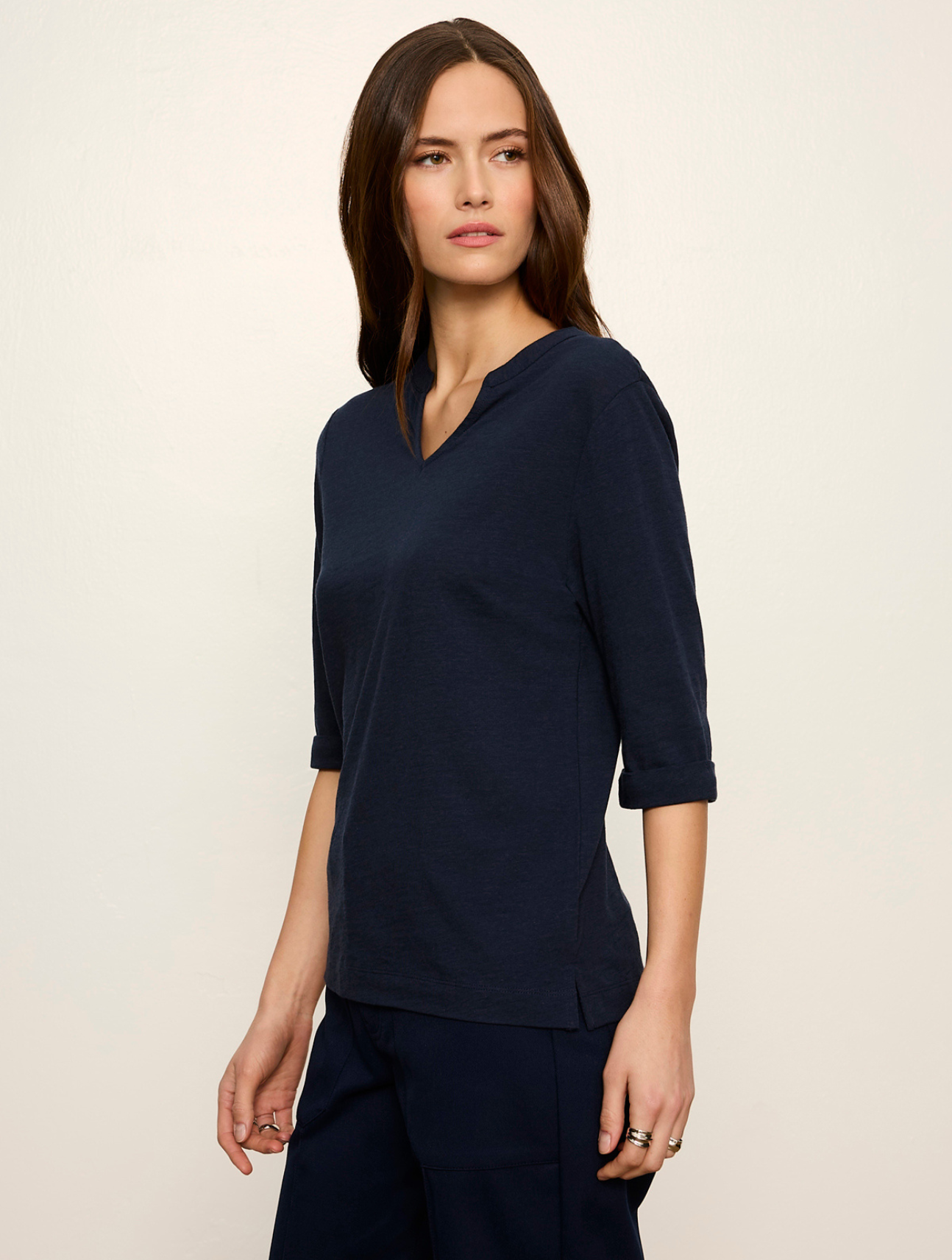 Dolce Notch Neck Tee