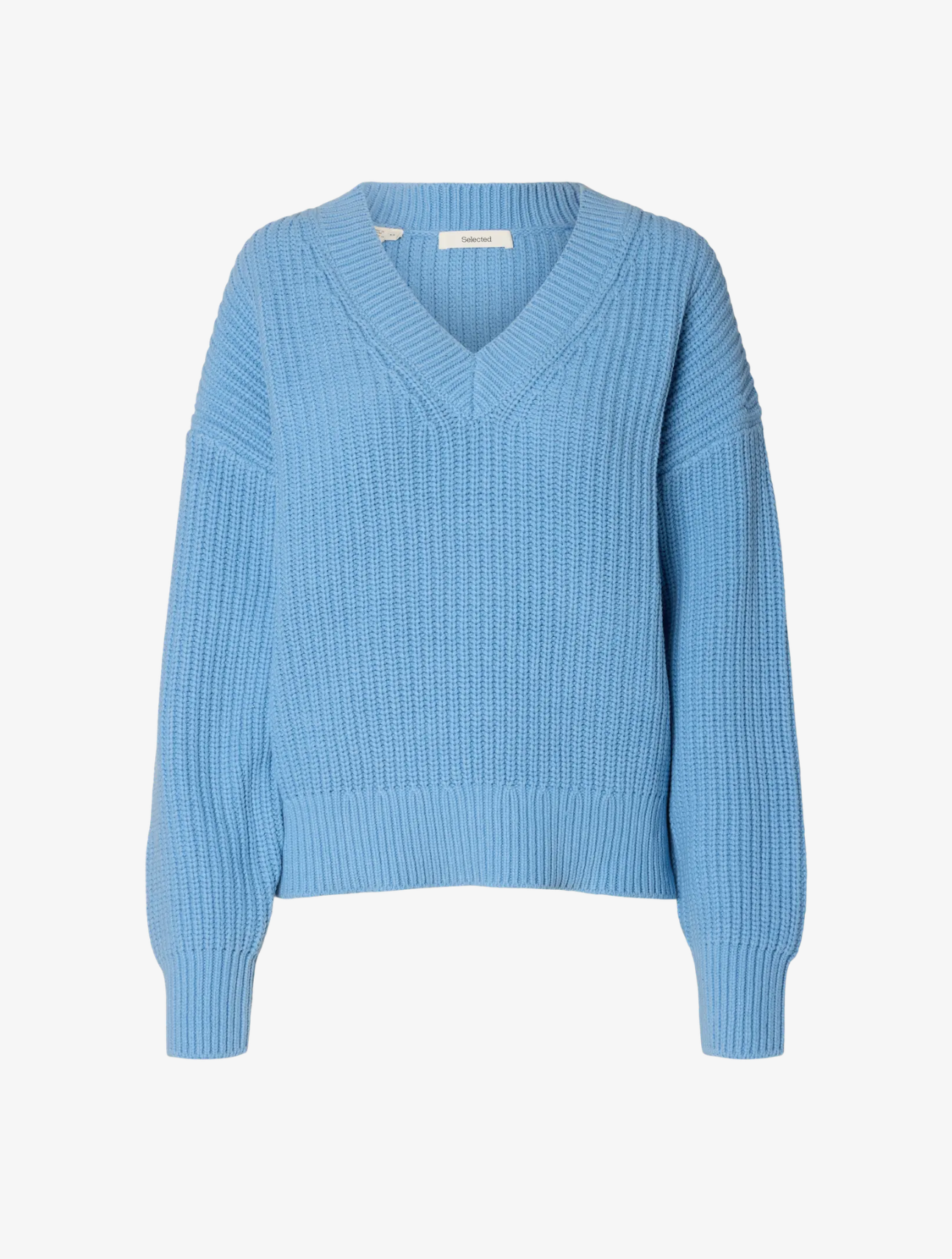 Selma LS Knit V-Neck Pullover