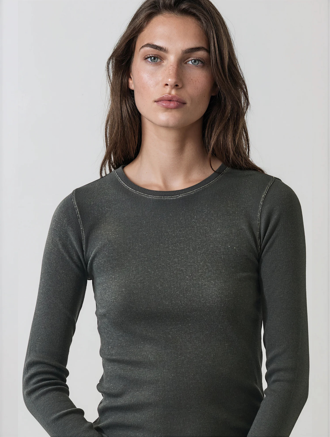 Vintage Wash Pima Cotton Long Sleeve