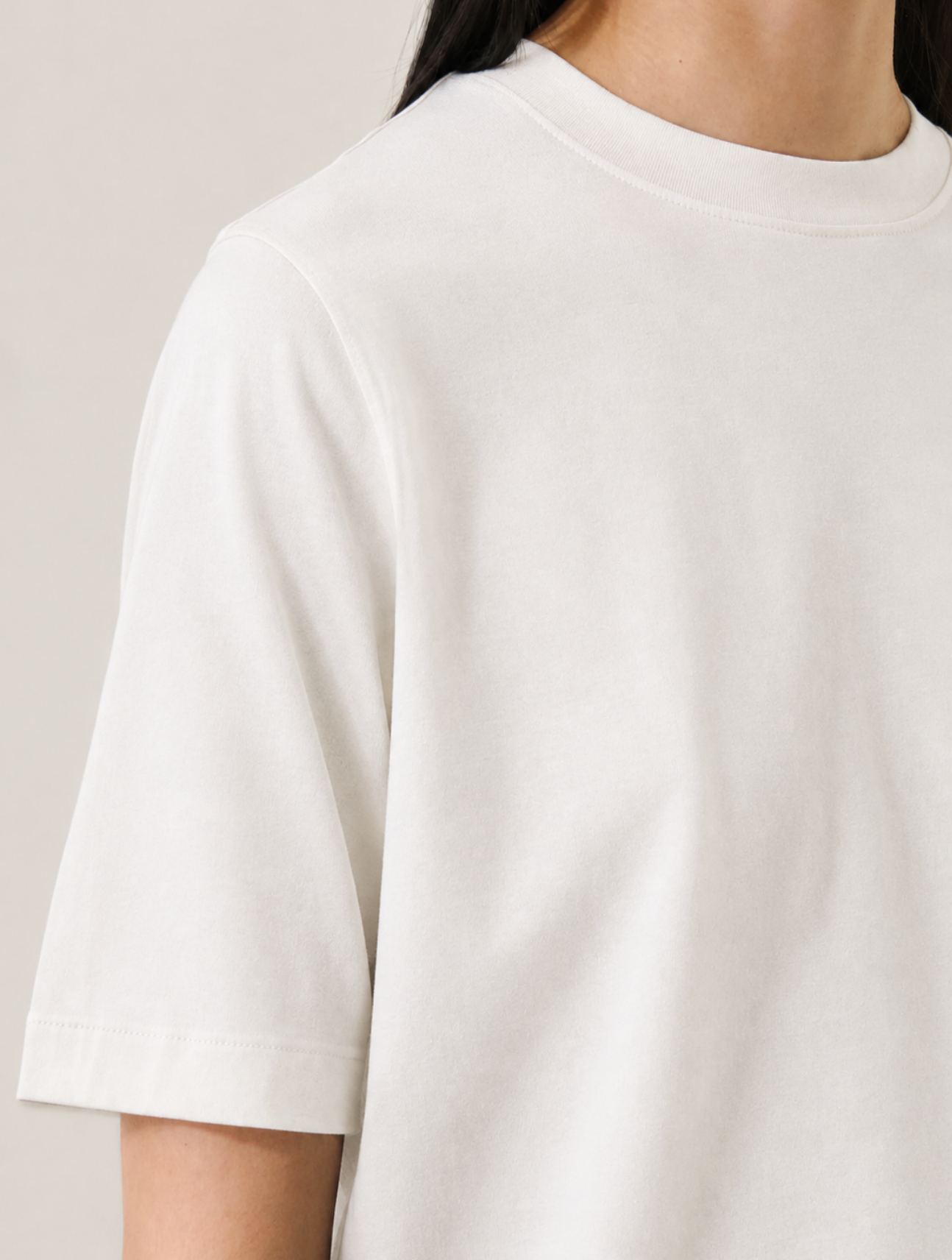 Organic Pima Cotton Relaxed Crew