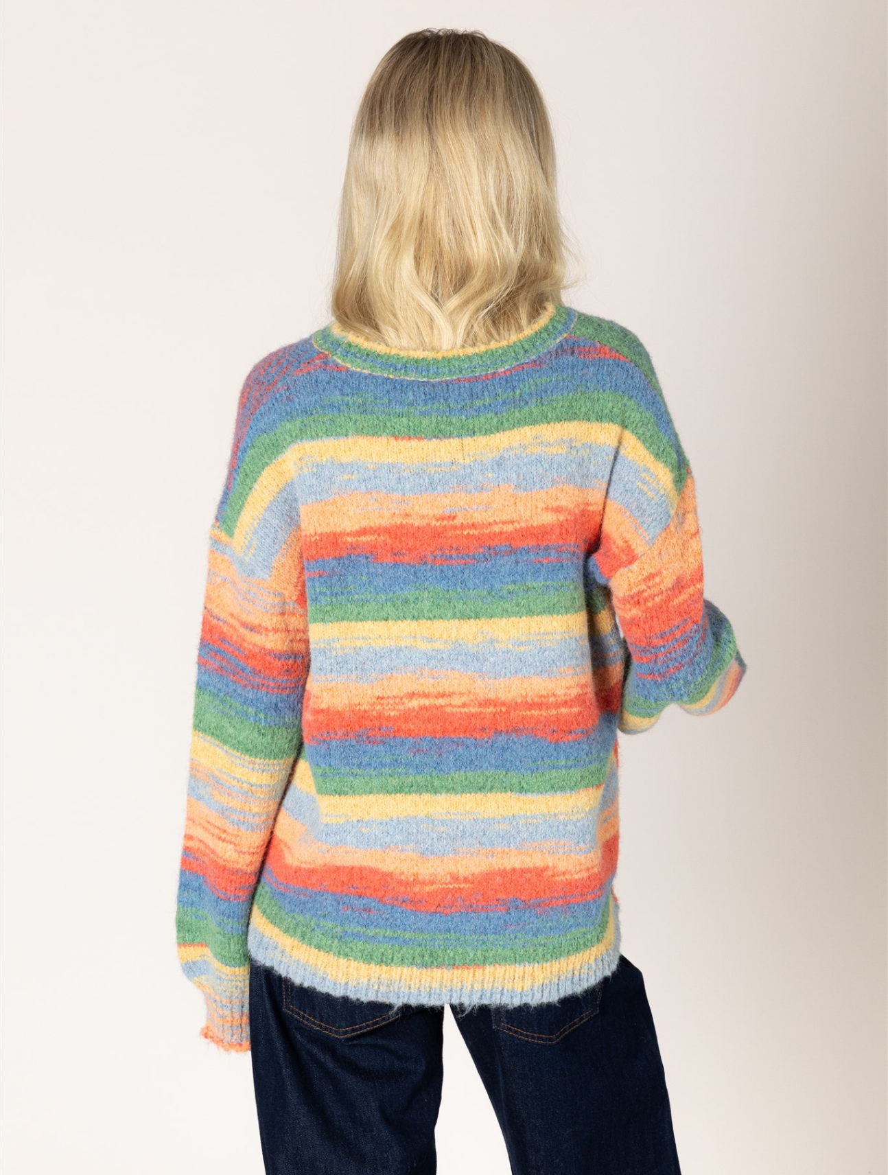 Abba Novelty Striped Sweater