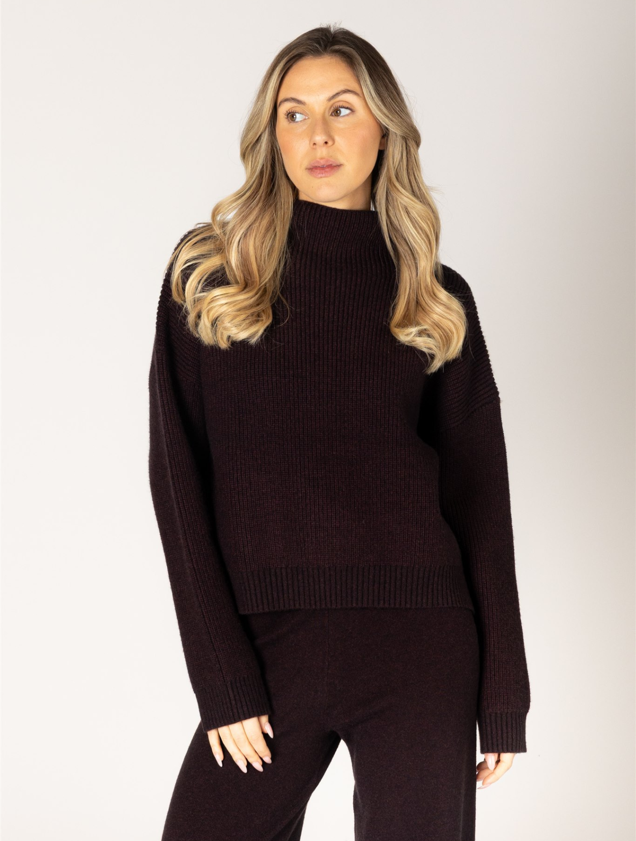 Evolet Essentials Mock Pullover
