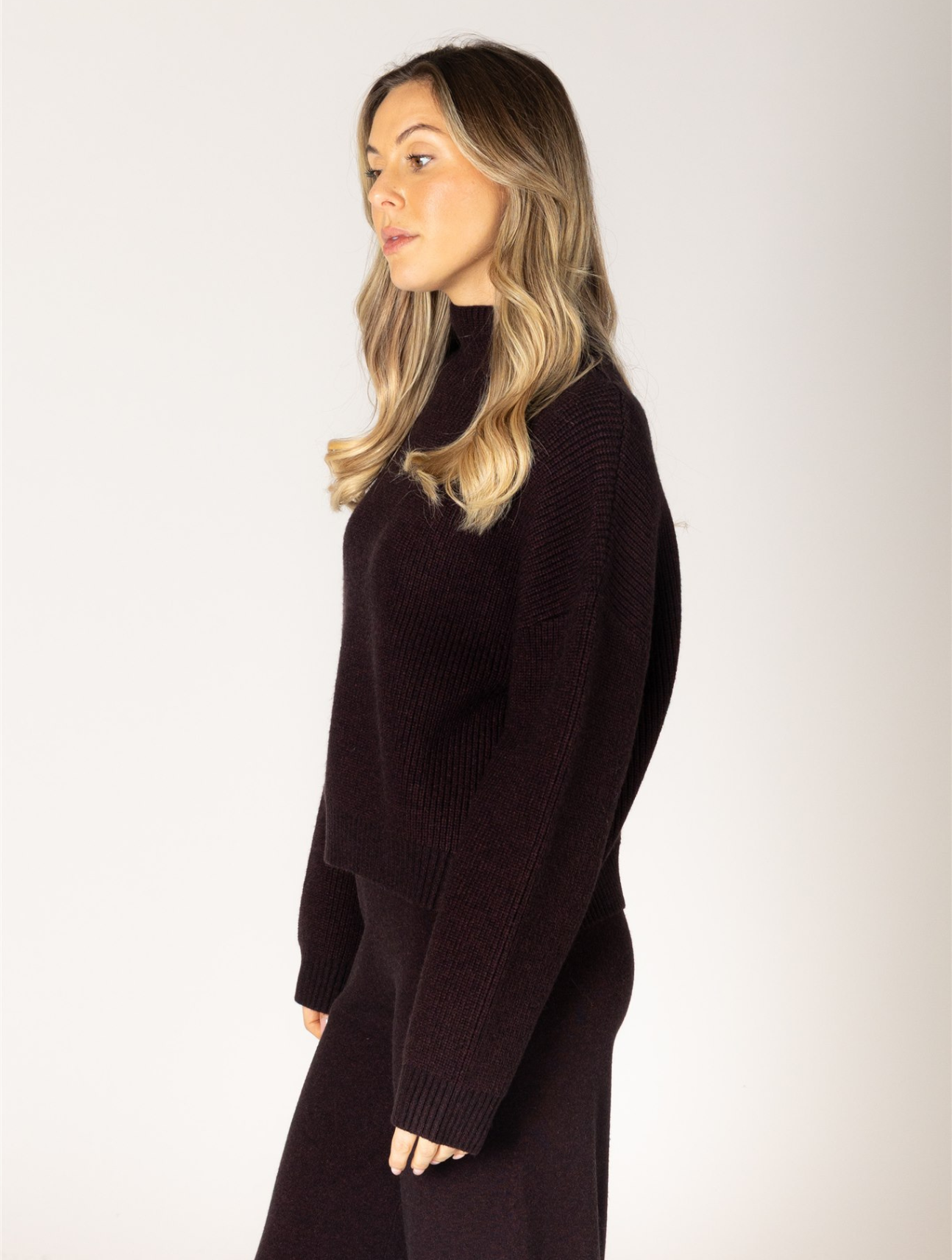 Evolet Essentials Mock Pullover