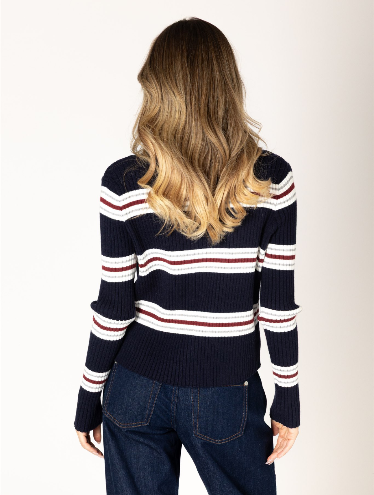 Bree Essentials Stripe Cardigan