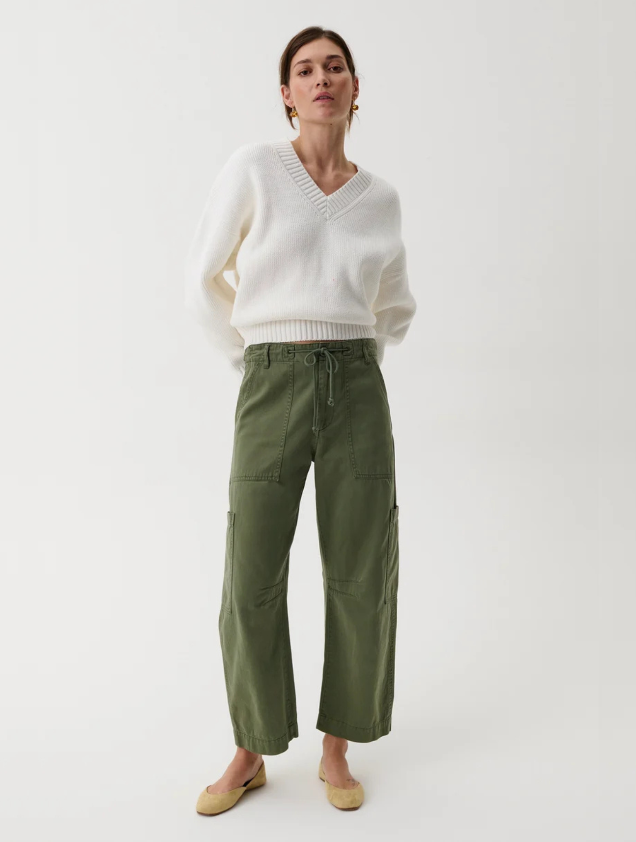 Sabrina Curved Utility Pants