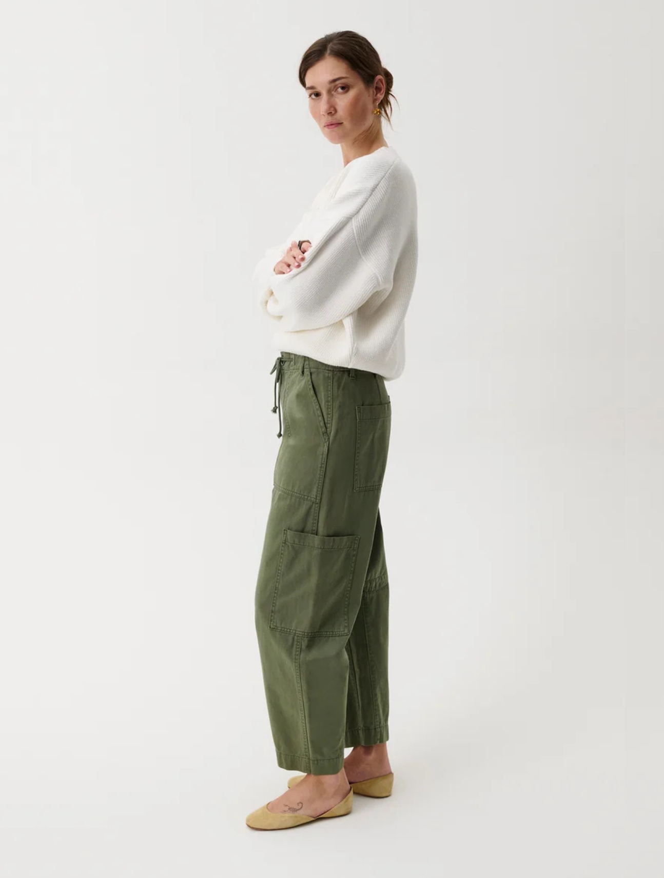Sabrina Curved Utility Pants