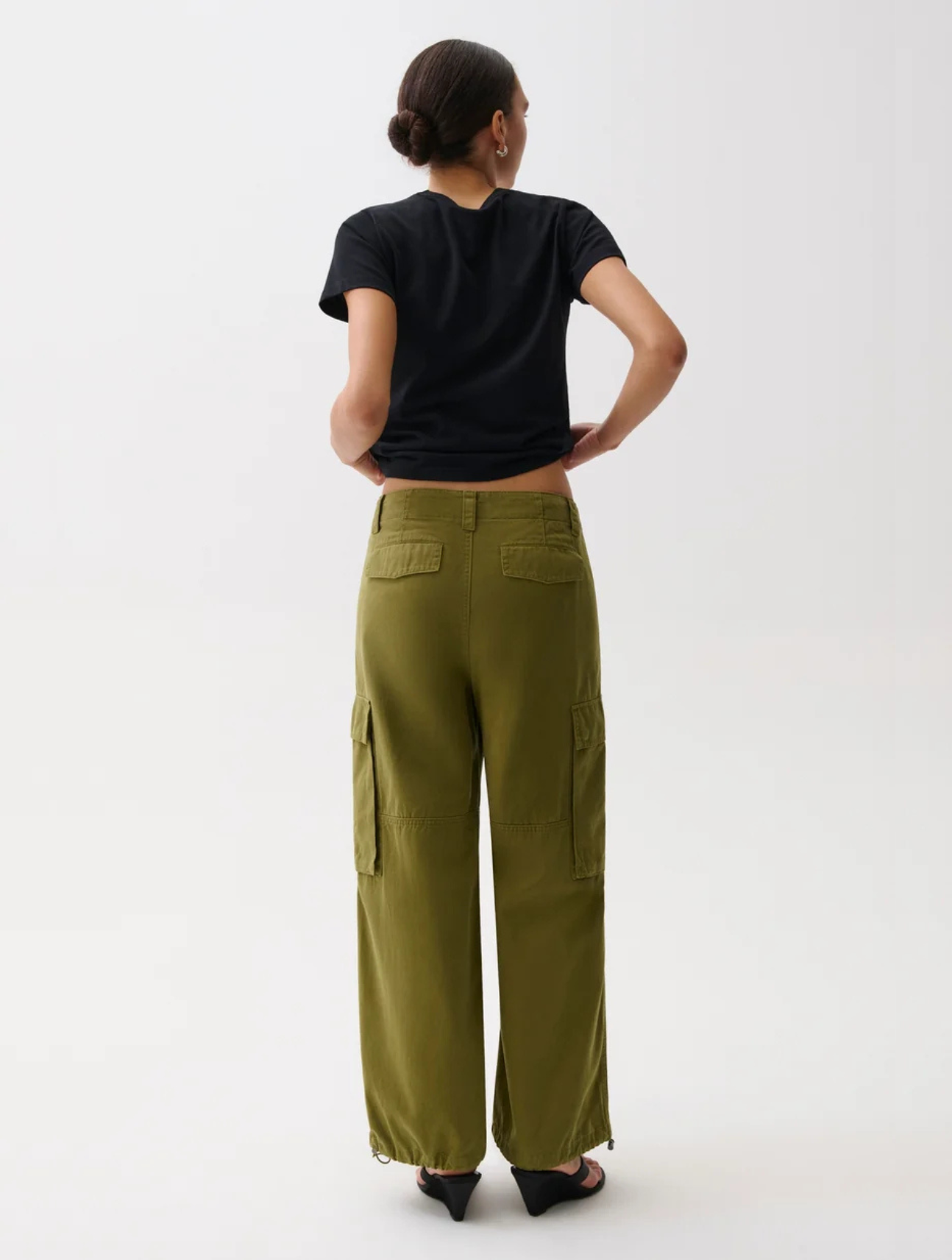 Petra Drawstring Harem Cargo Pant