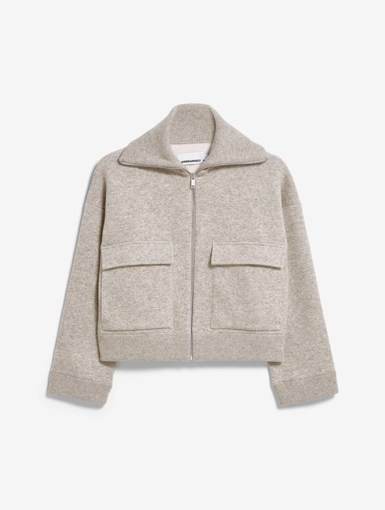 Cotton-Wool Knit Jacket