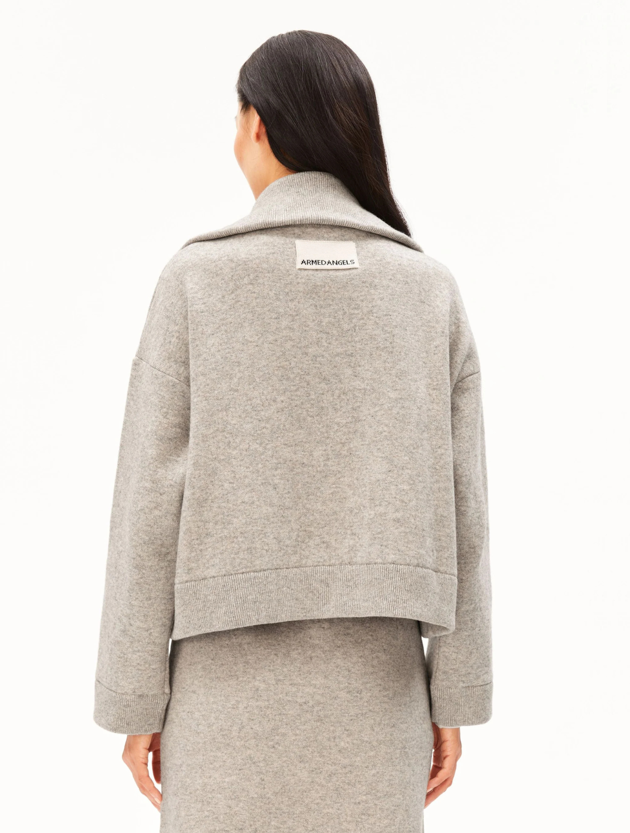 Cotton-Wool Knit Jacket