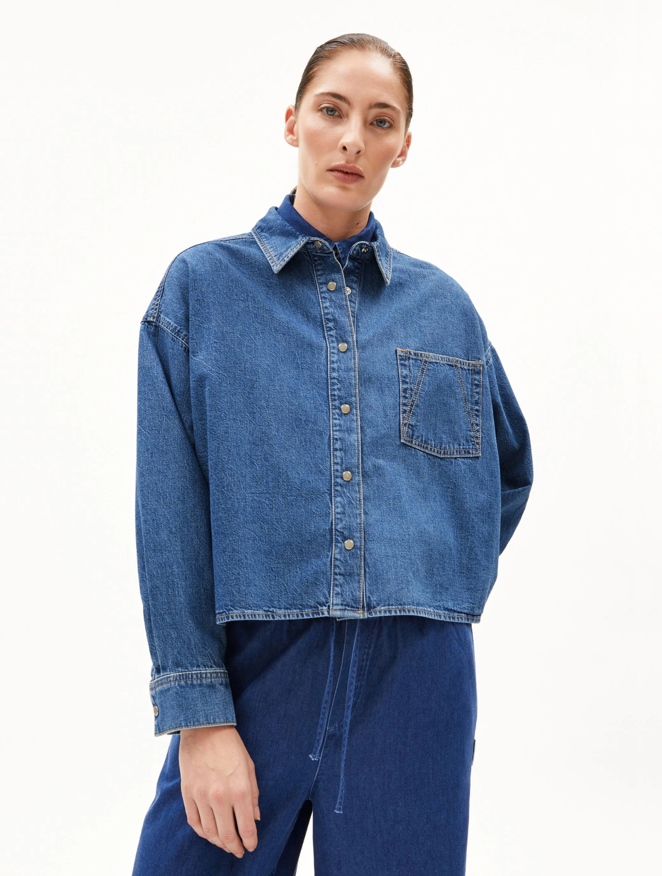 Nalaani Denim Blouse