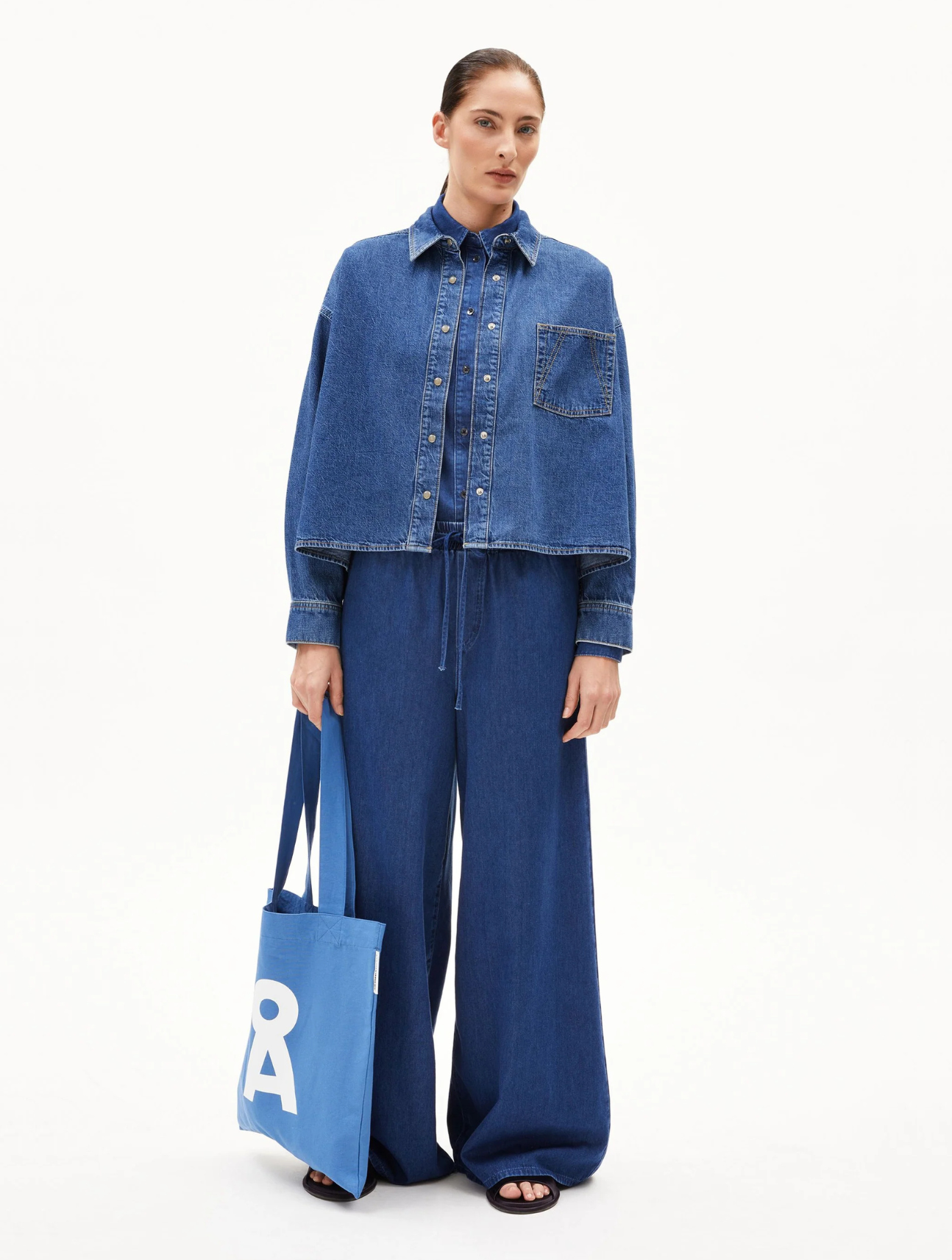 Nalaani Denim Blouse