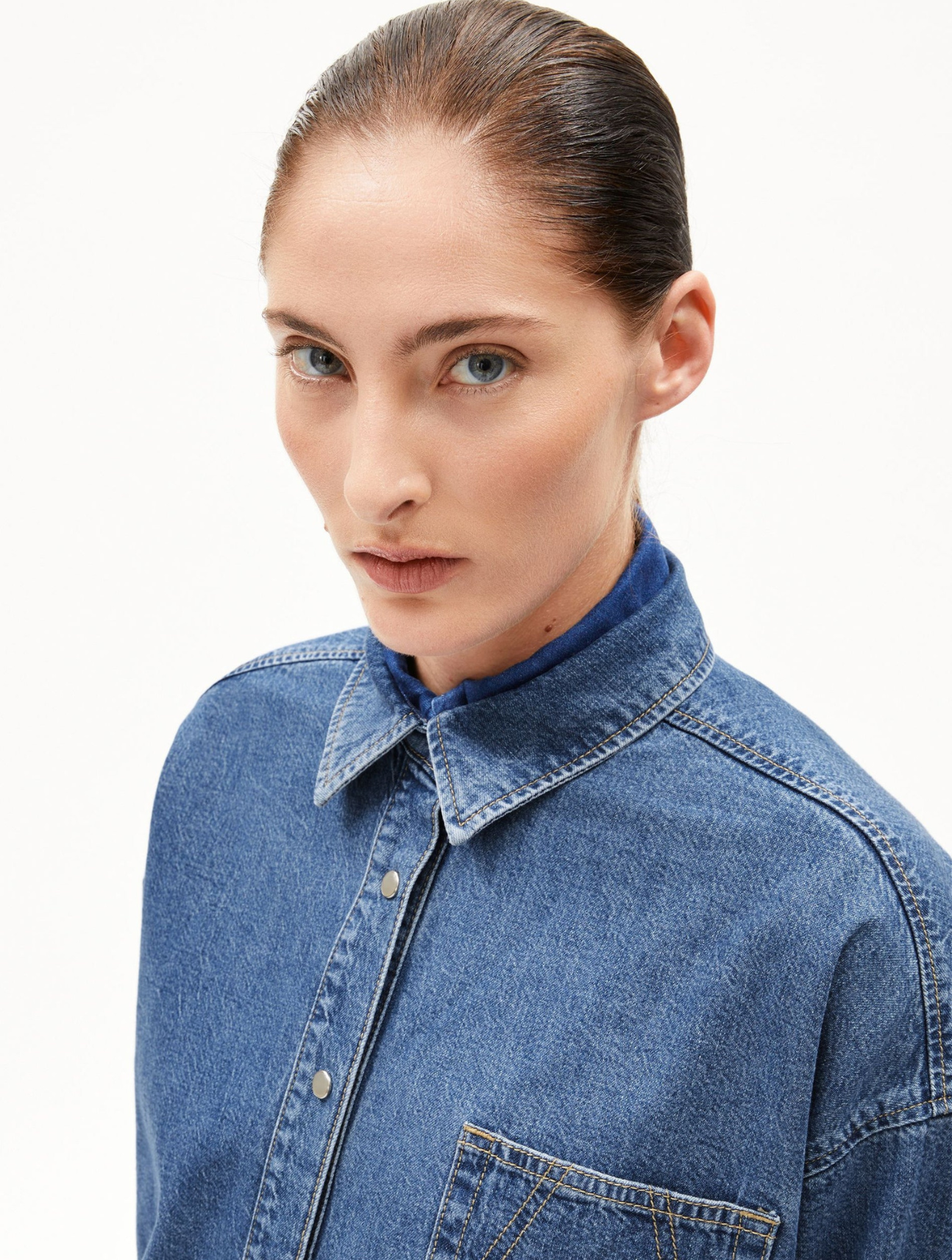Nalaani Denim Blouse