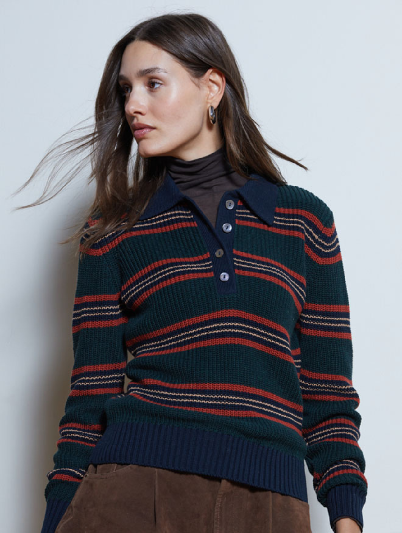 Striped Shaker Polo