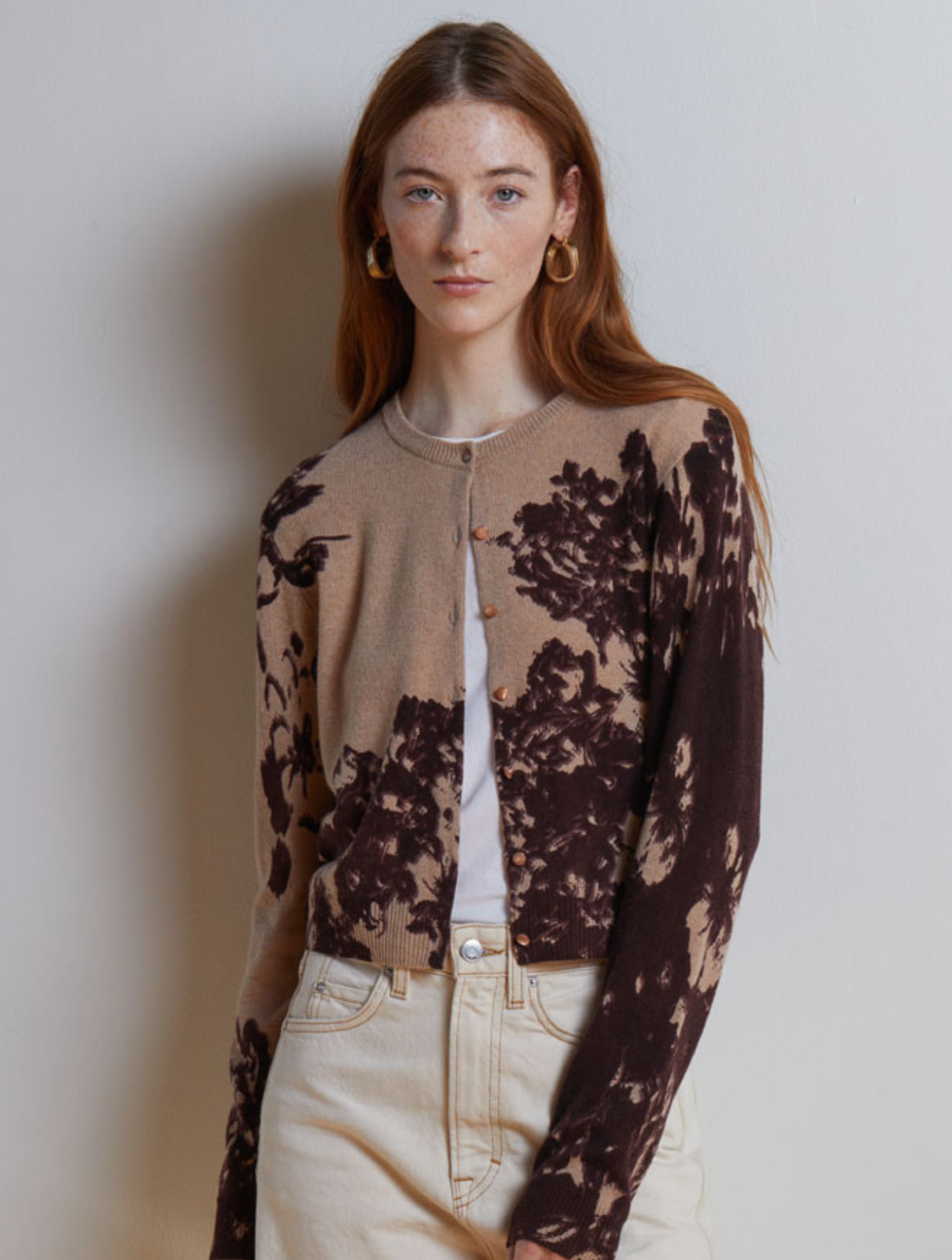 Placed Floral L/S Cardigan