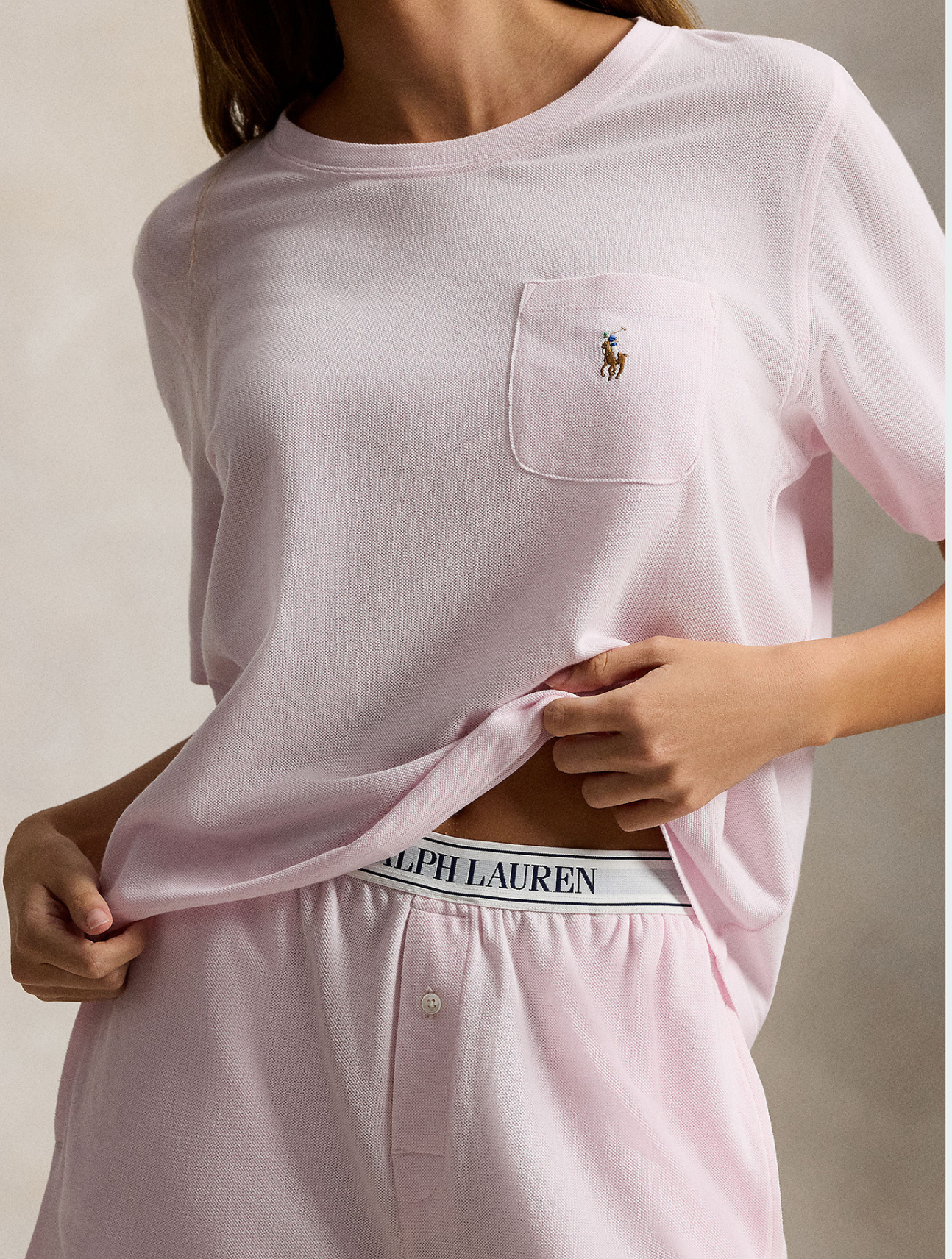 Knit Oxford Short Set