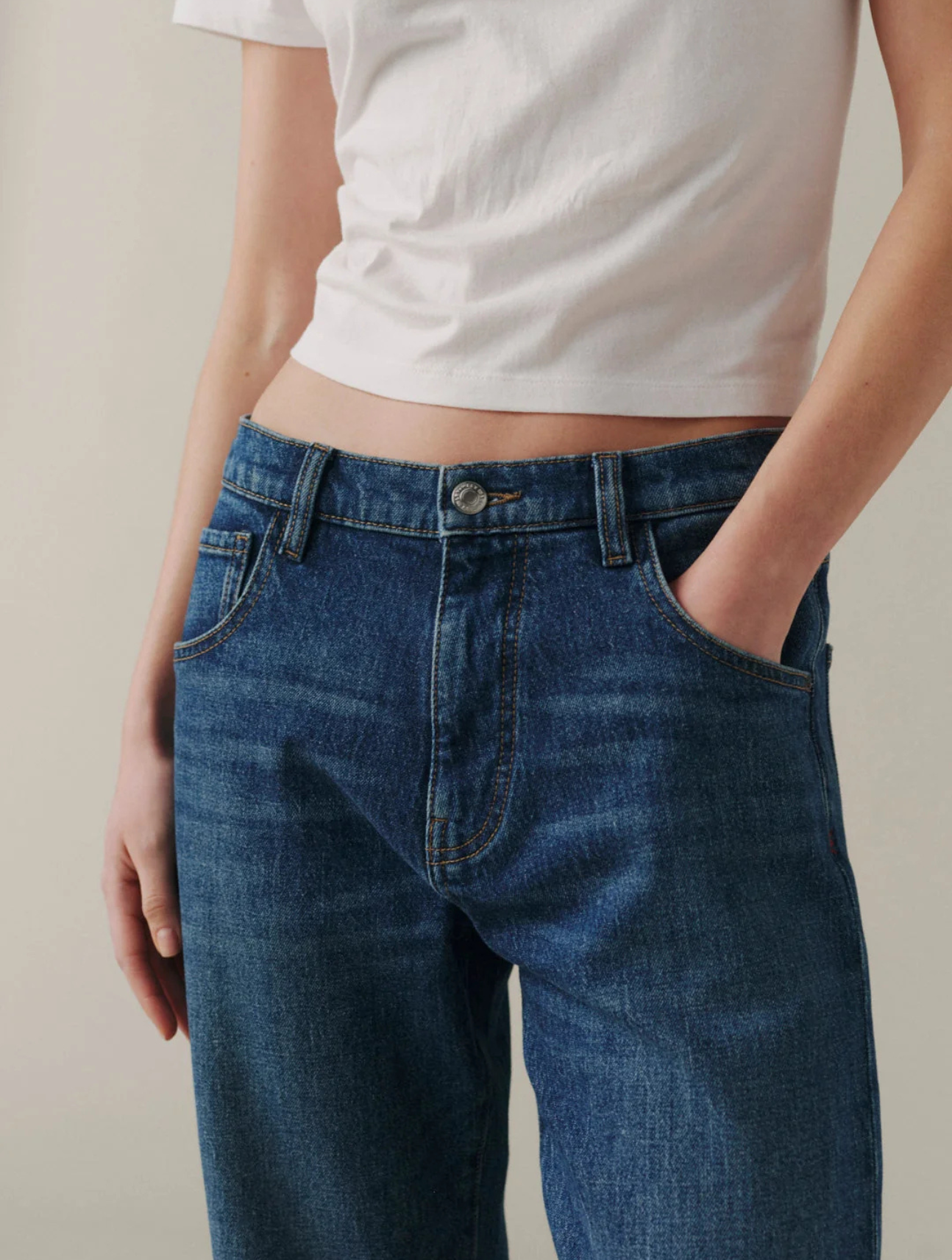 SAN Low Slung Boyfriend Jeans
