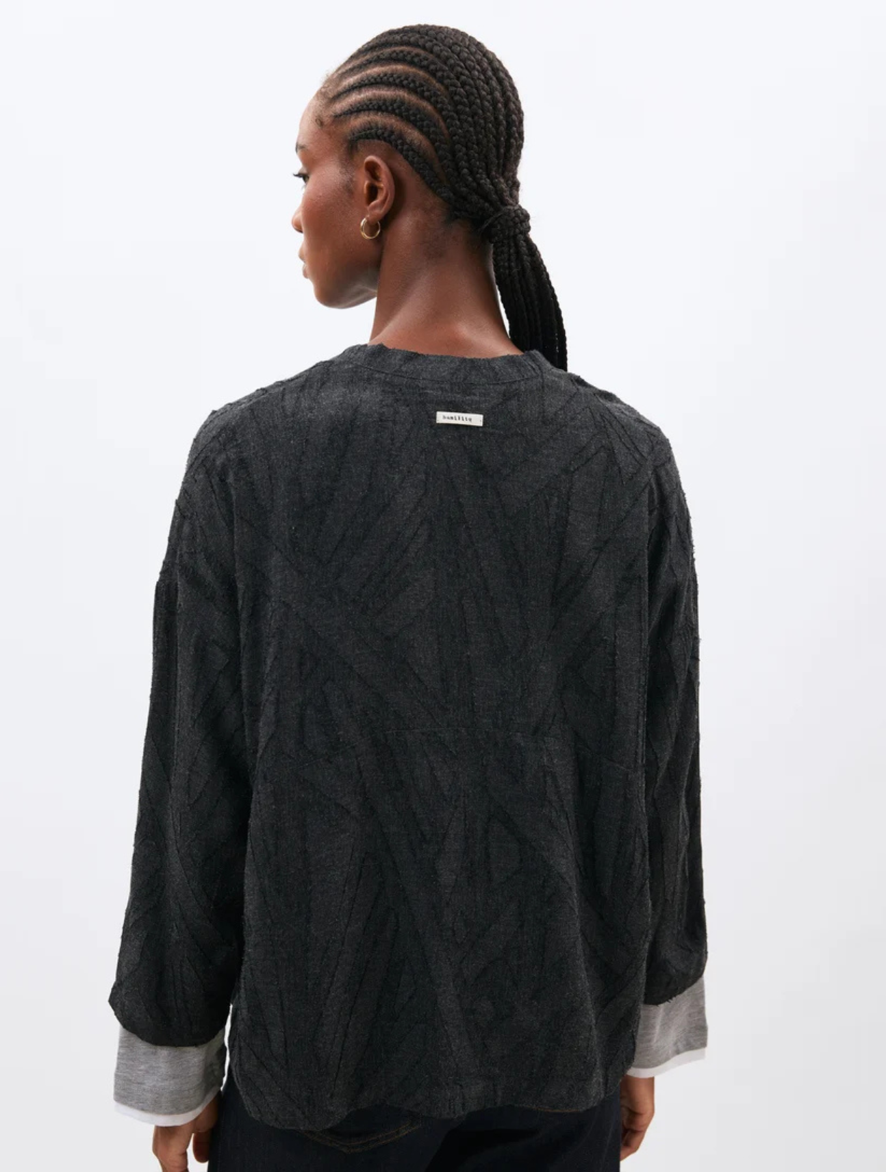 Tiriane Jacquard Blouse