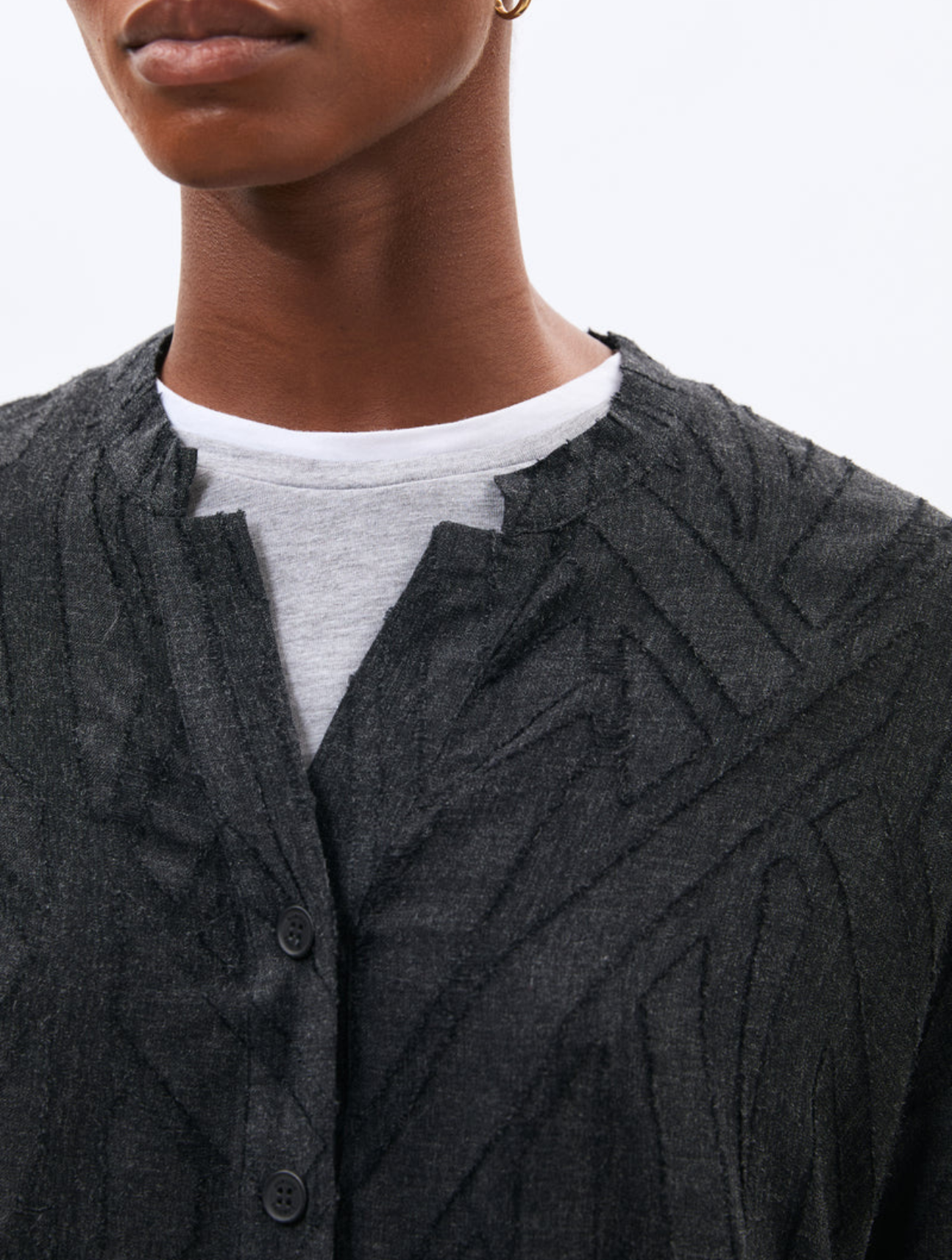 Tiriane Jacquard Blouse