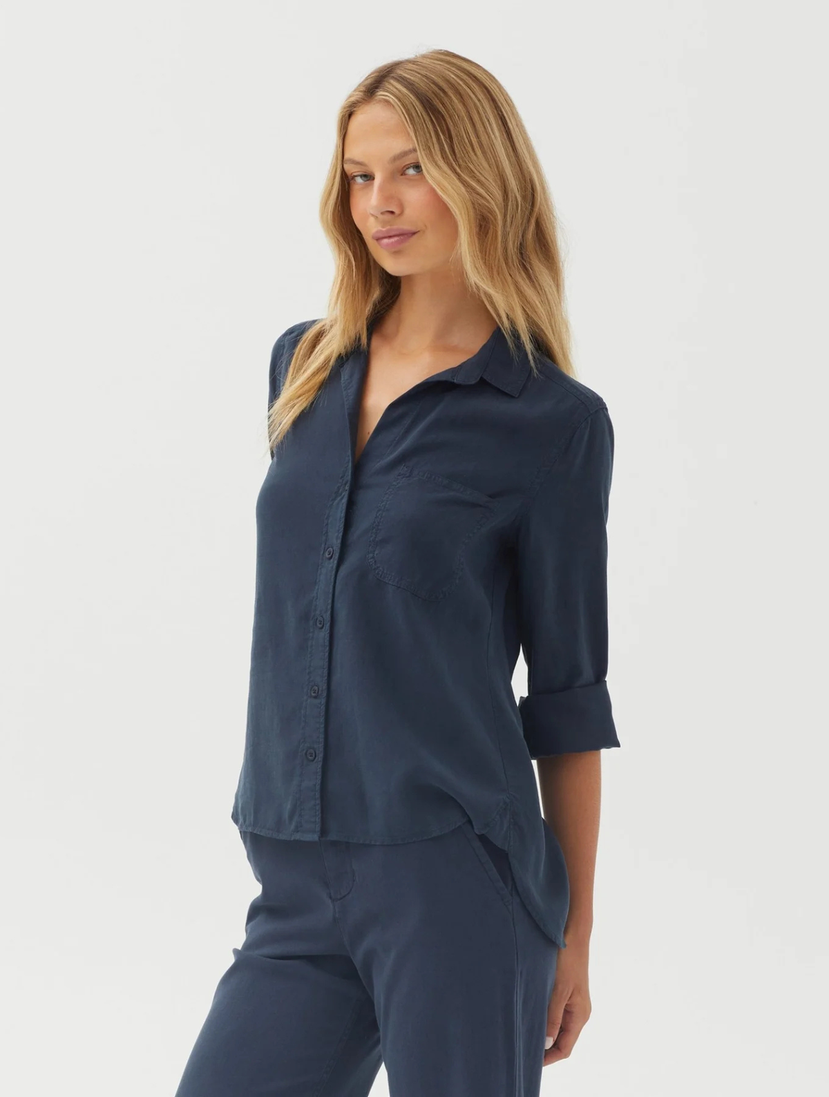 Shirt Tail Button Down