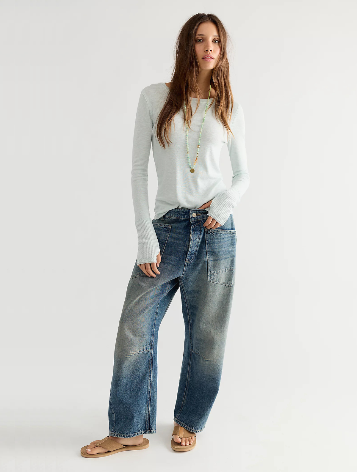 Minimalist Moxie Barrel Jeans