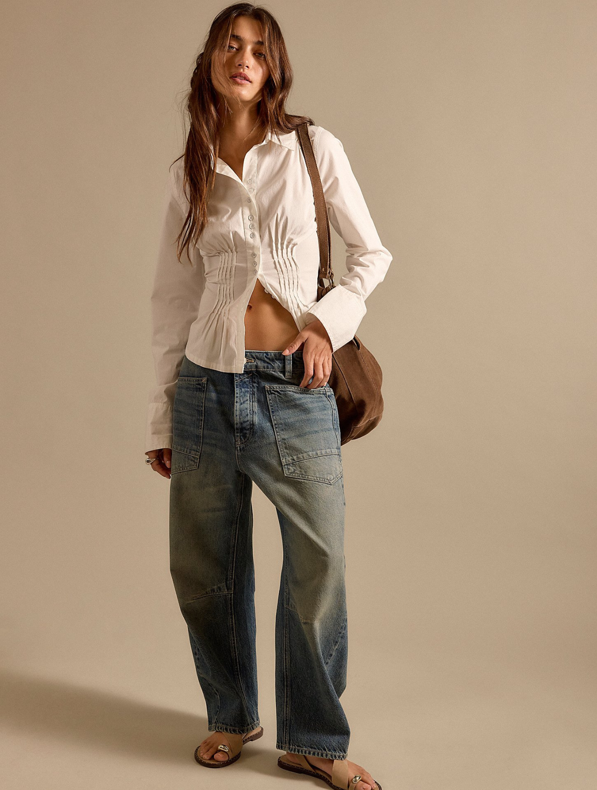Minimalist Moxie Barrel Jeans
