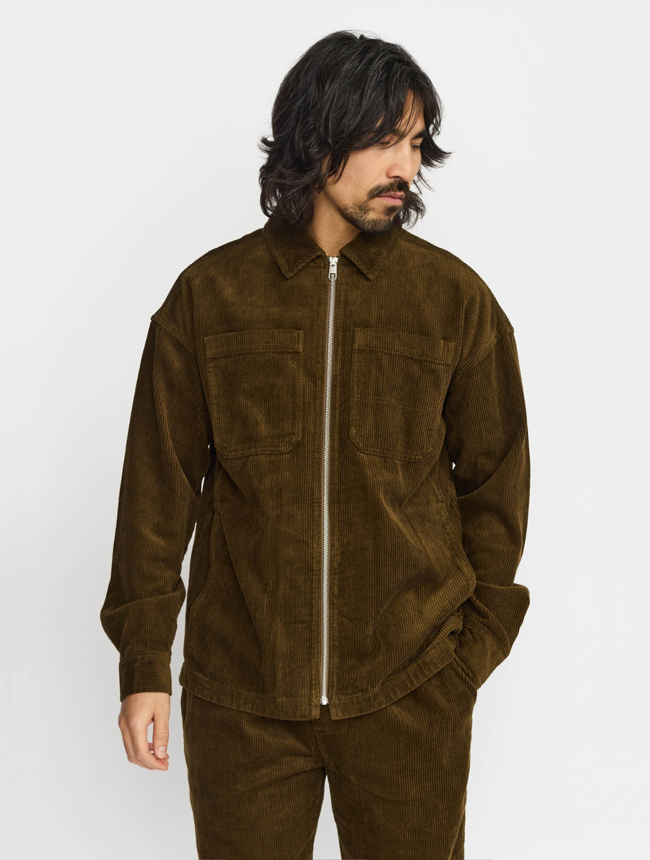 3268 Zipped Worker Shirt