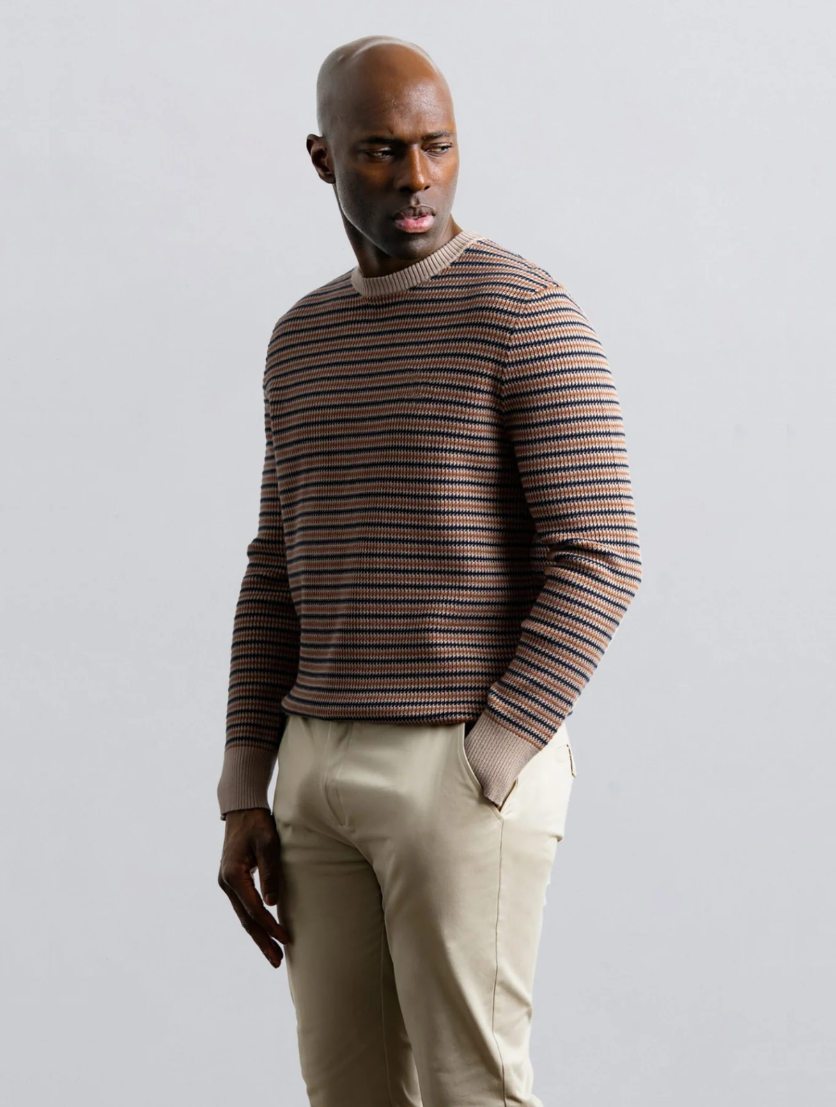 Broken Stripe Sweater