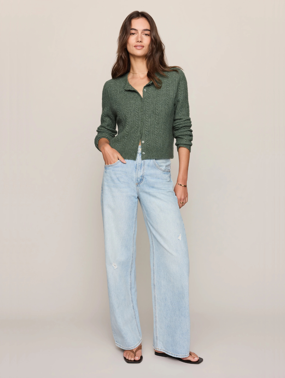 Medina Cable Cardigan