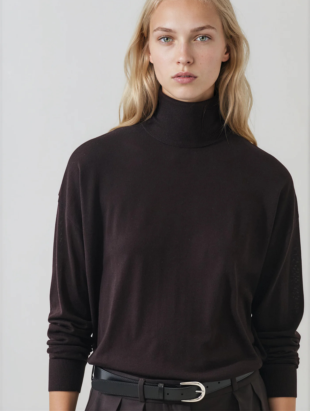 Extra-Fine Merino Relaxed Turtleneck