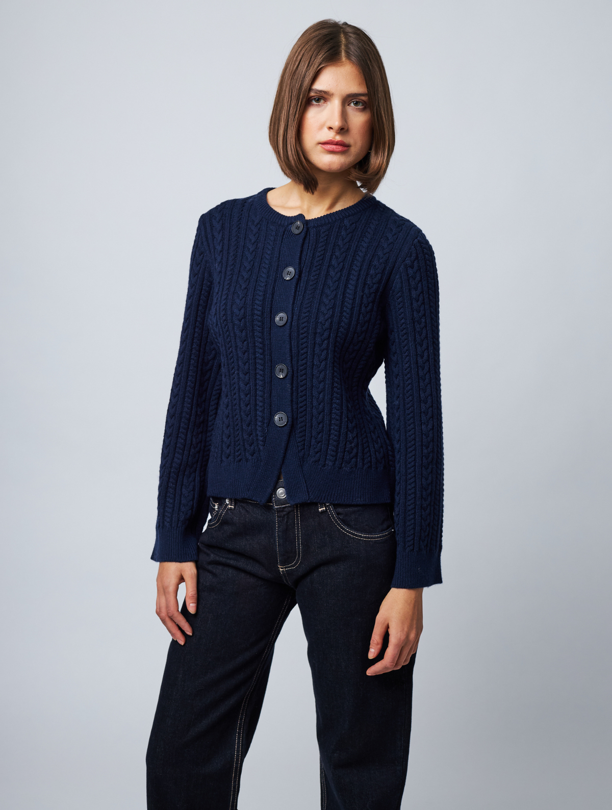 Harriet Cable Knit Cardigan