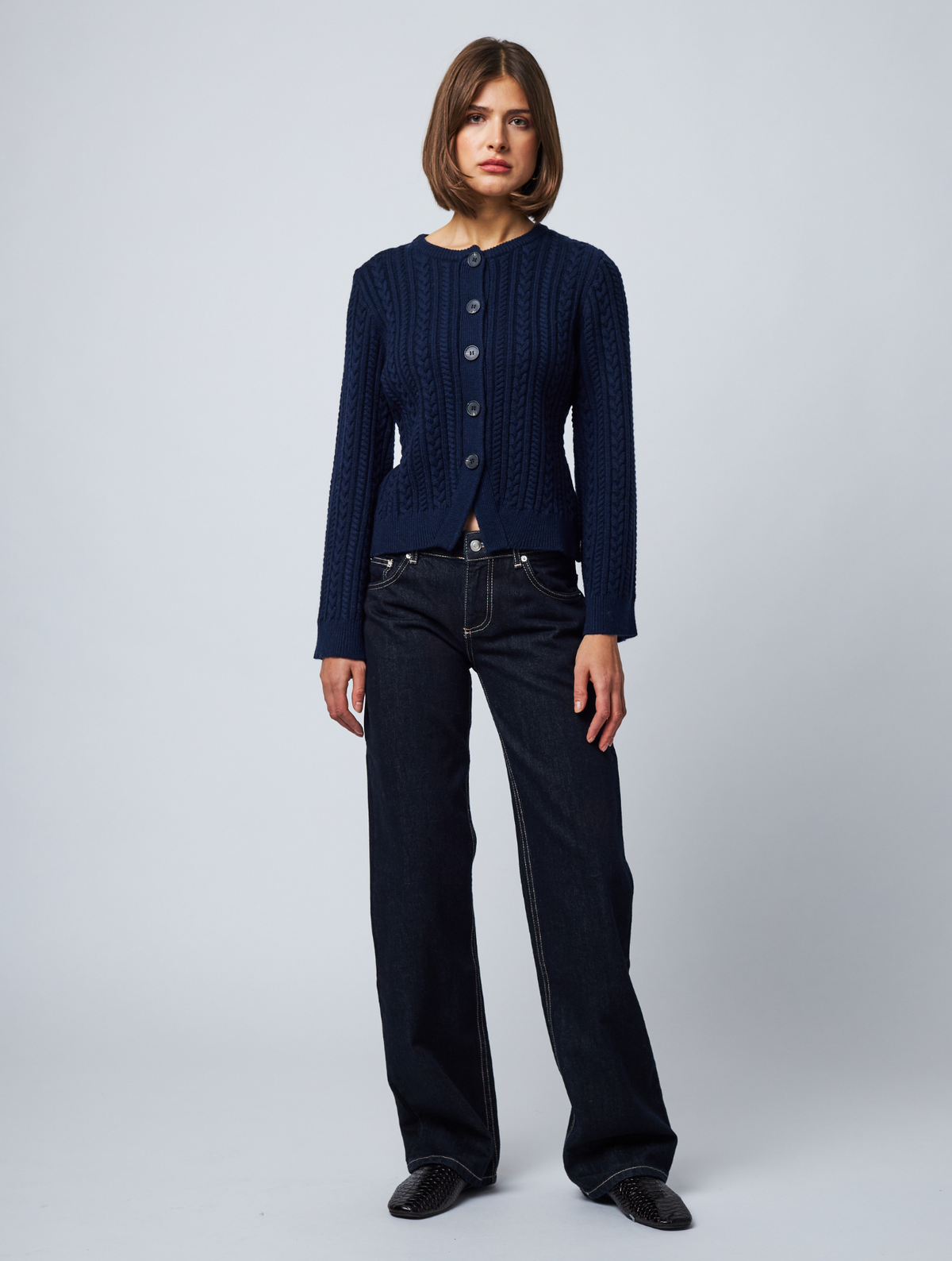 Harriet Cable Knit Cardigan