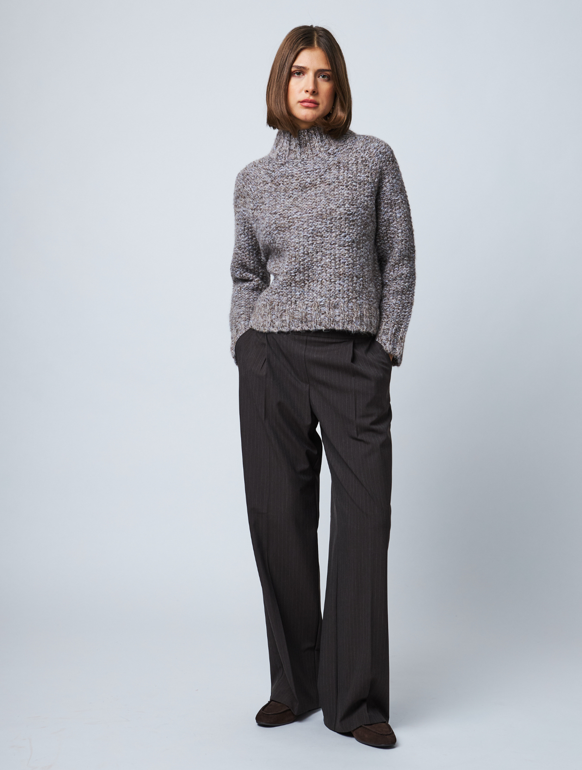 Eloise Knit Mock Neck