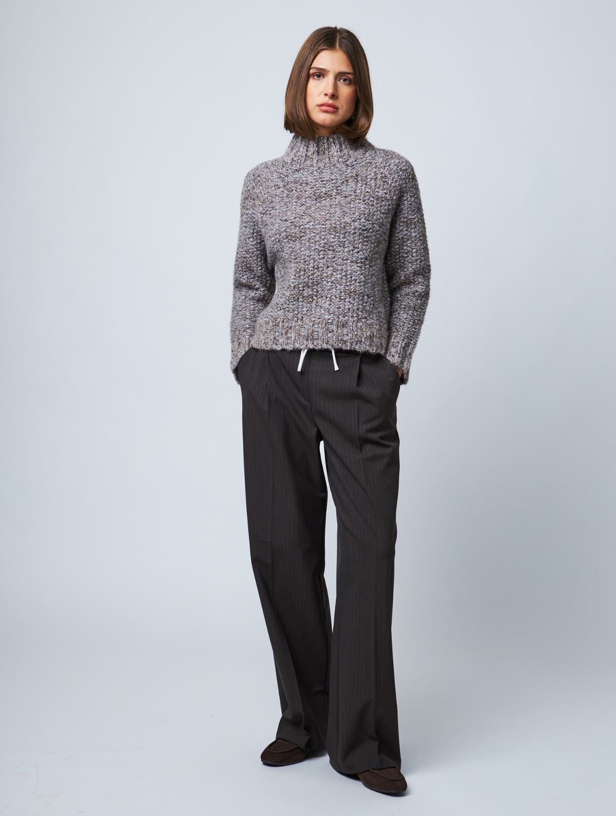 Eloise Knit Mock Neck