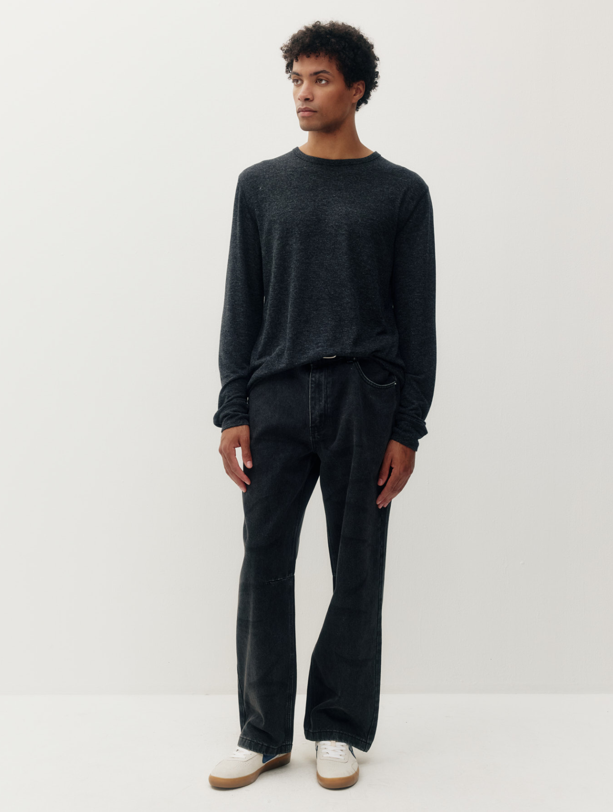 Heathered Thermal Long Sleeve