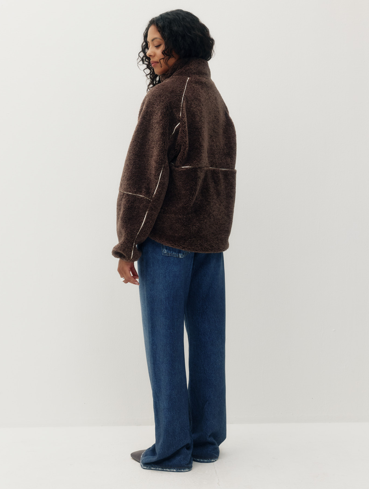 Leatherline Sherpa Half Zip