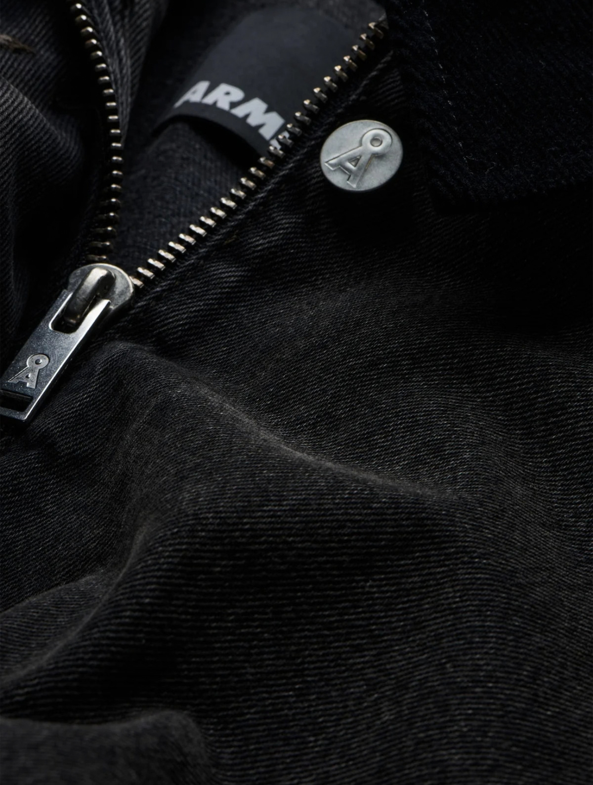 Cord Collar Denim Jacket