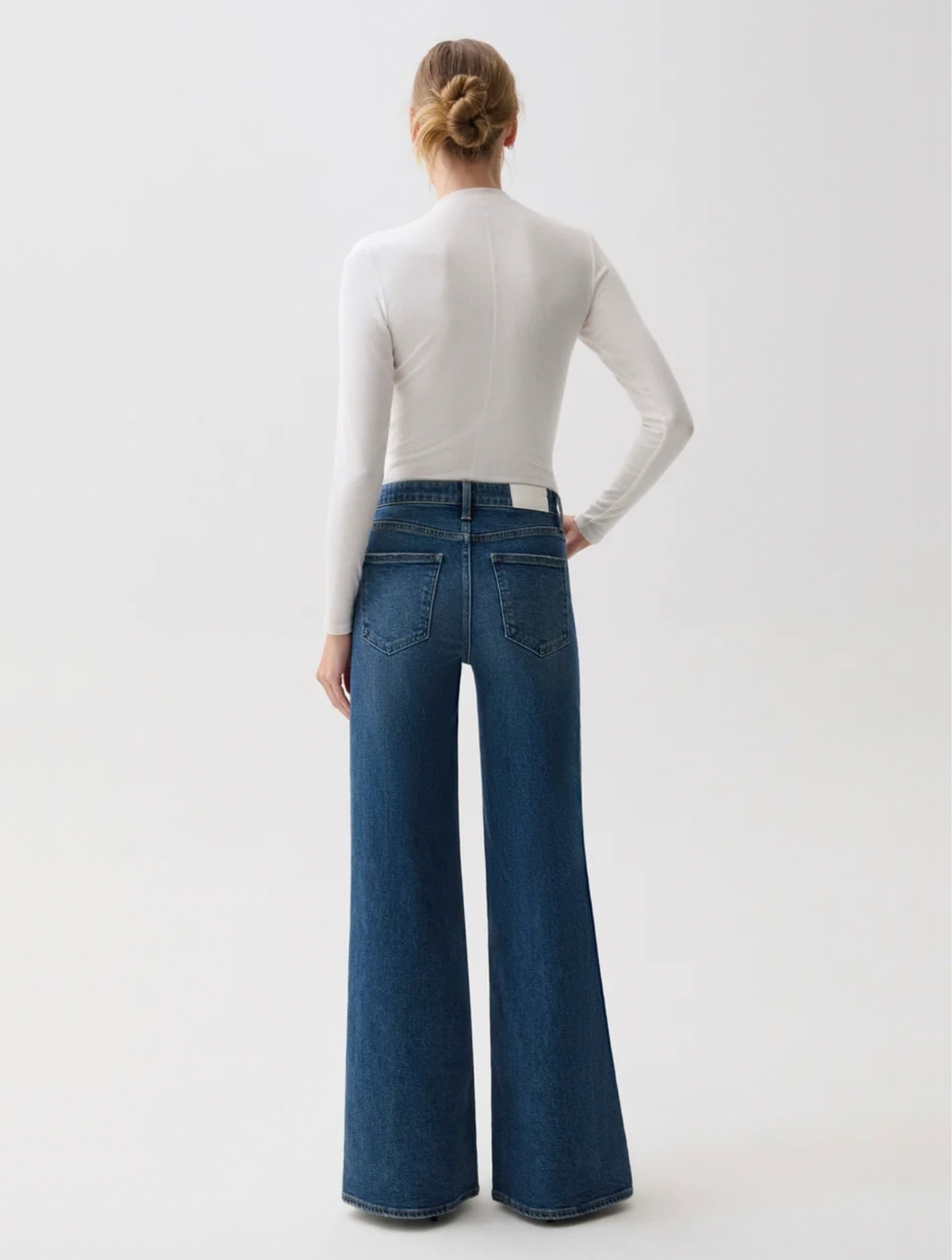 Vivian Mid Rise Wide Leg