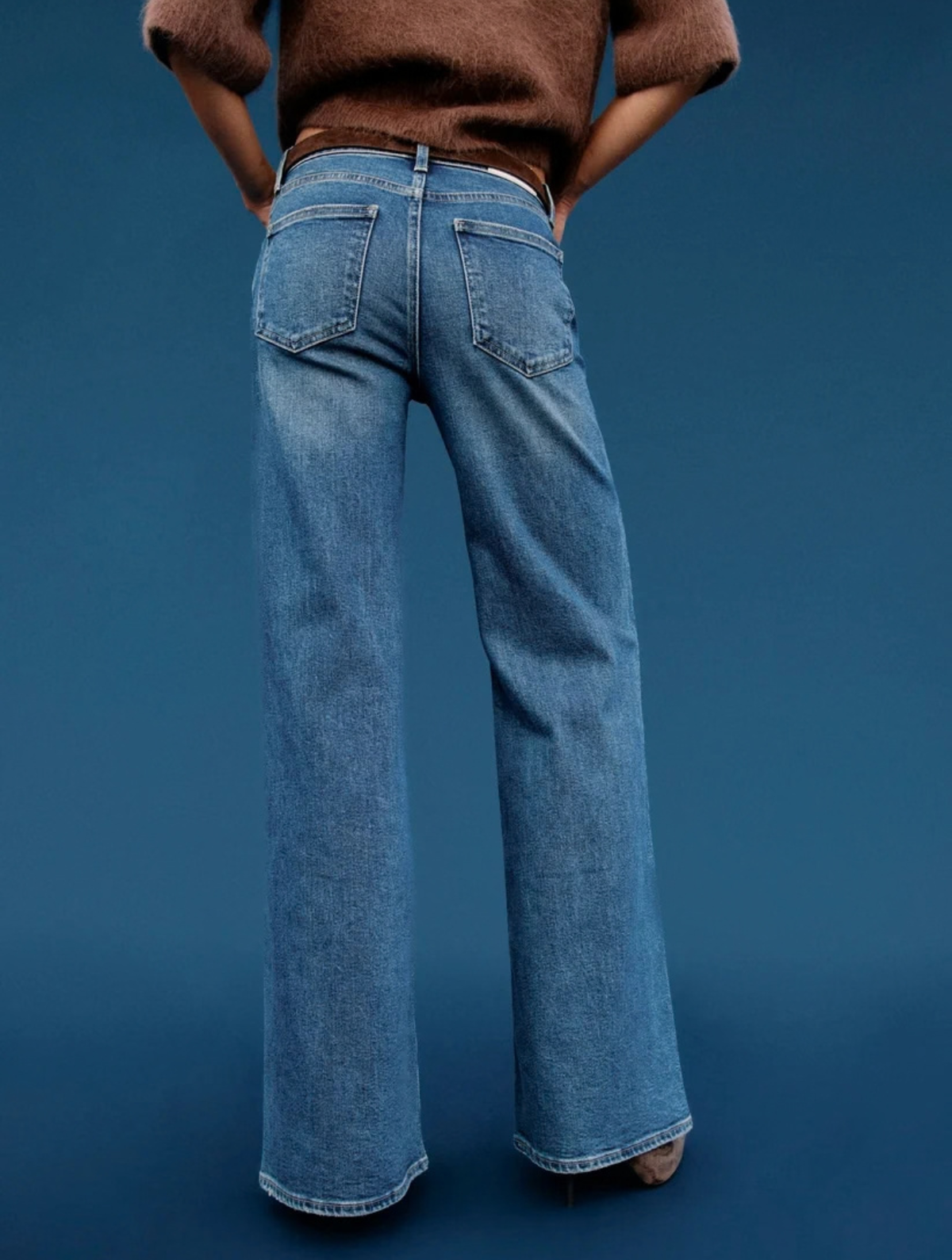 Vivian Mid Rise Wide Leg