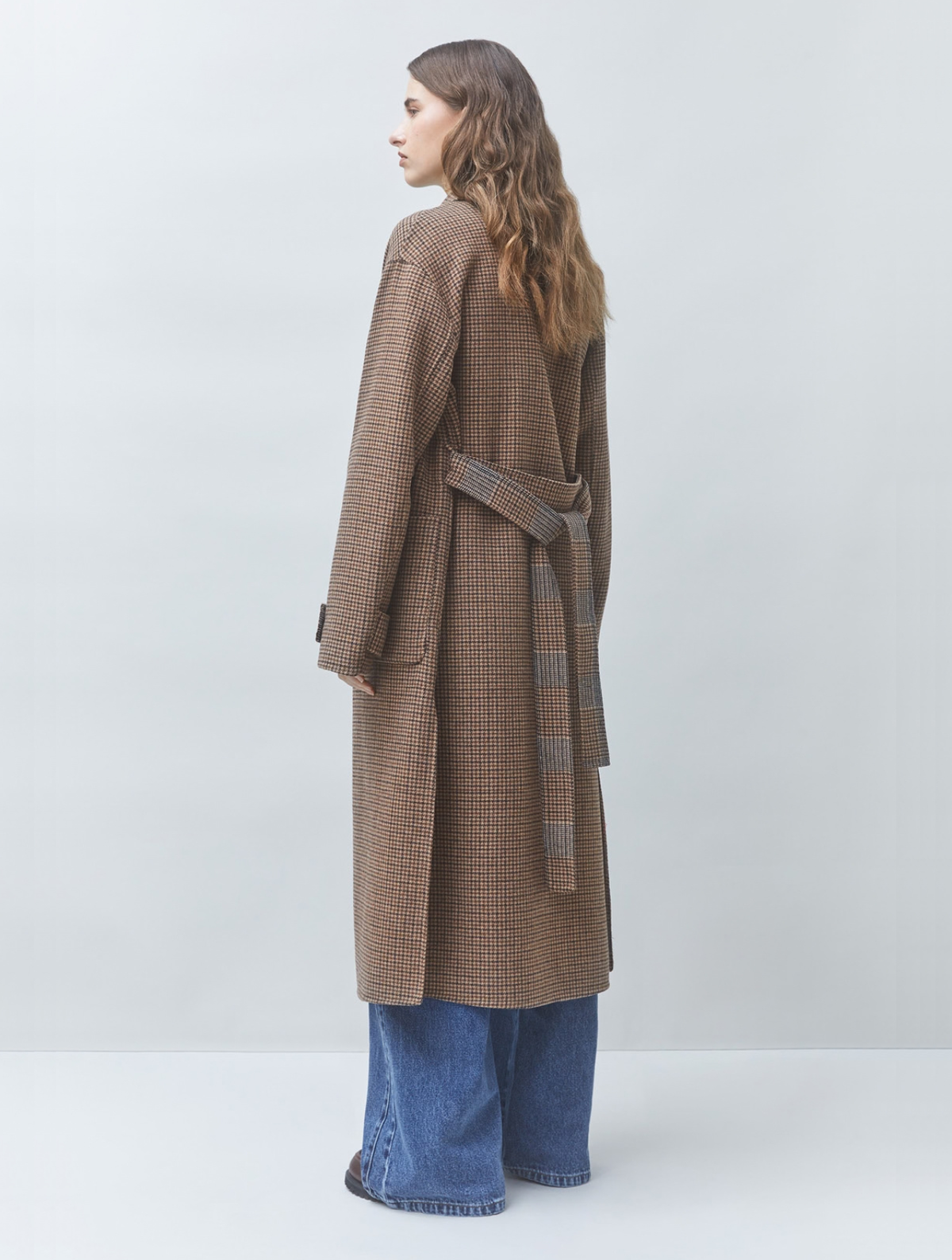 Enjoy Long Reversible Wool Coat