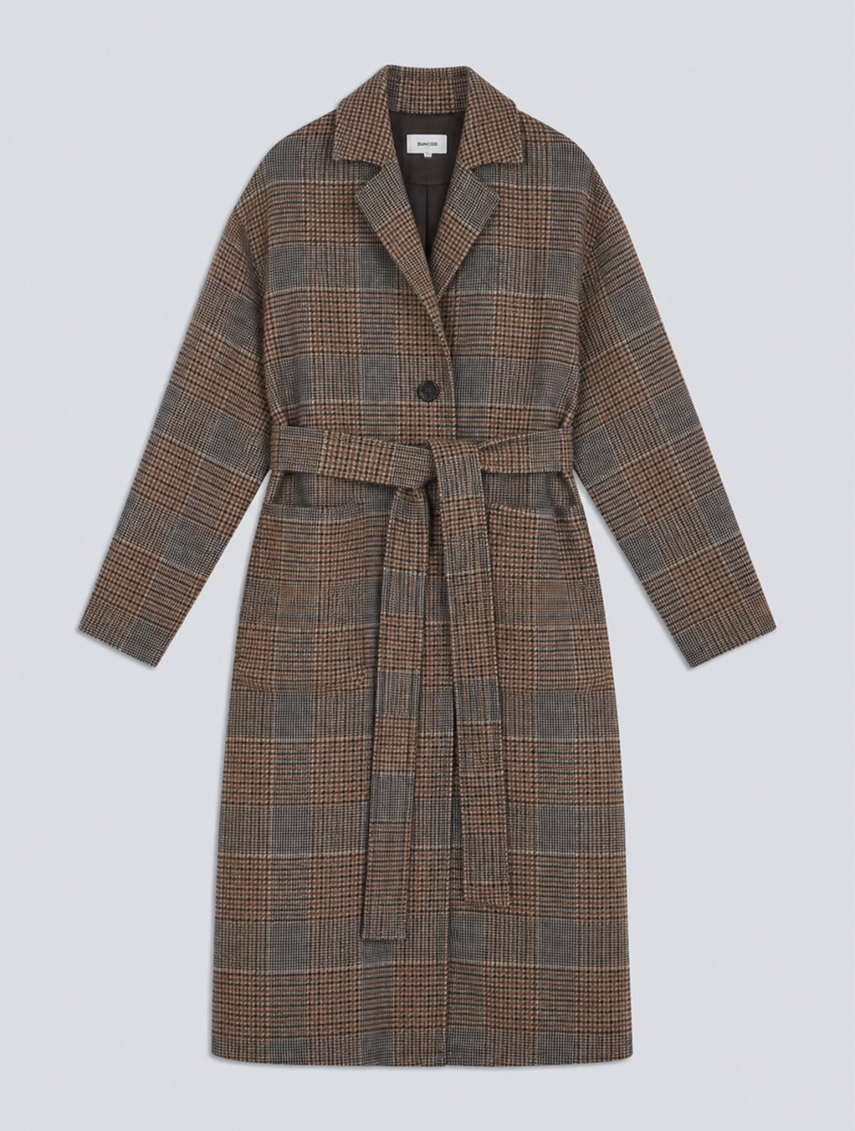 Enjoy Long Reversible Wool Coat