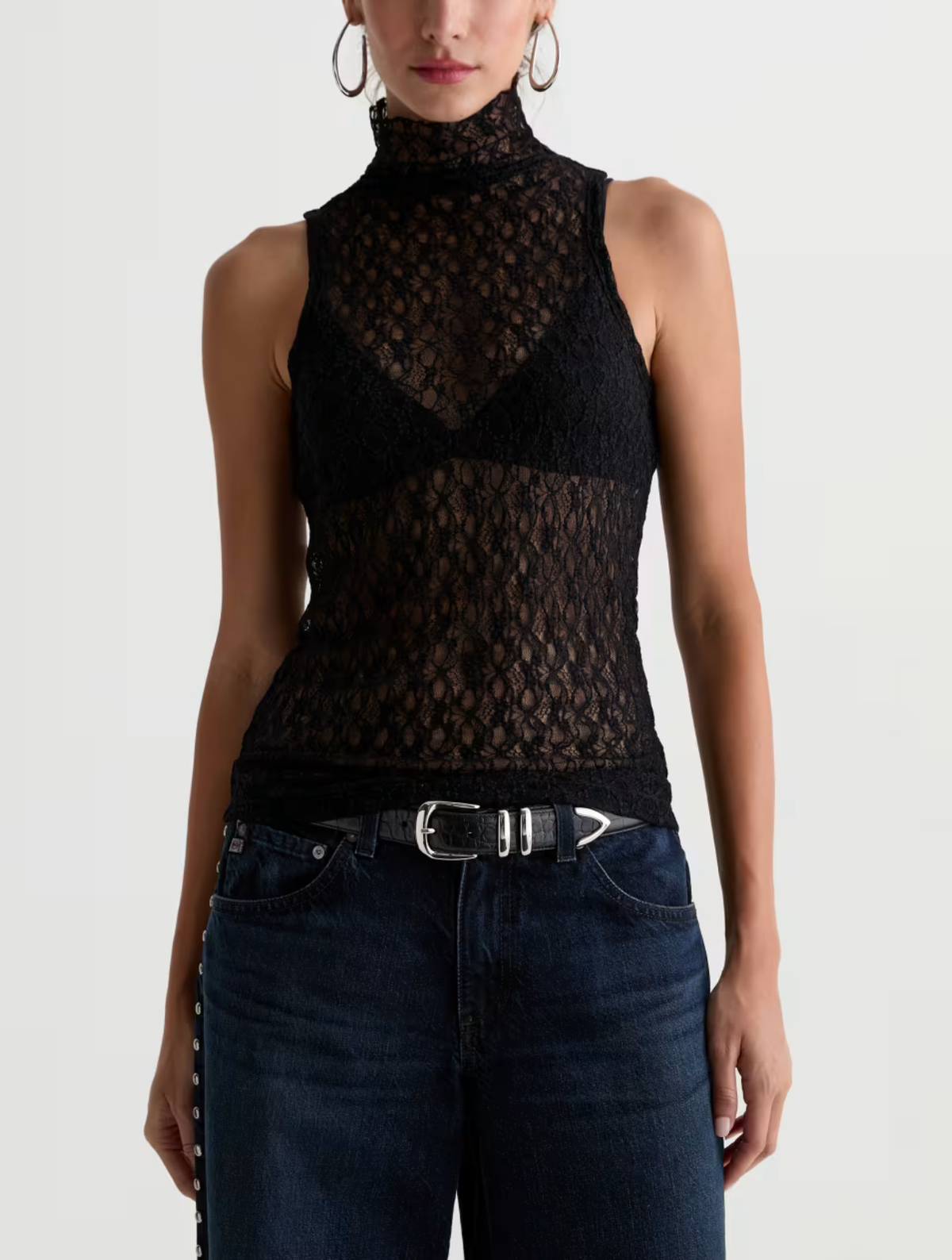 Faey Sleeveless Turtleneck