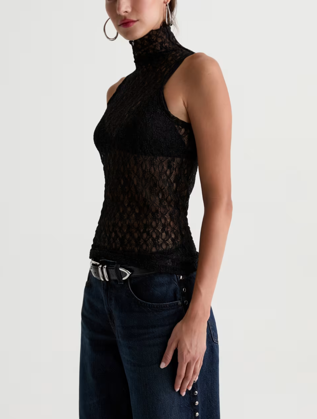 Faey Sleeveless Turtleneck
