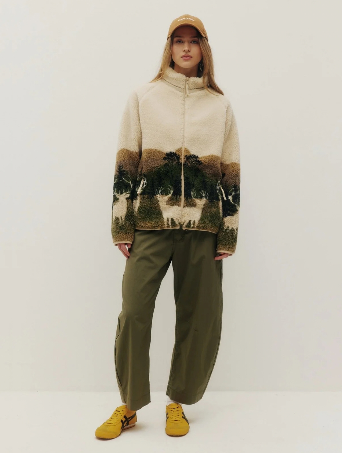 Printed Sherpa Jacket