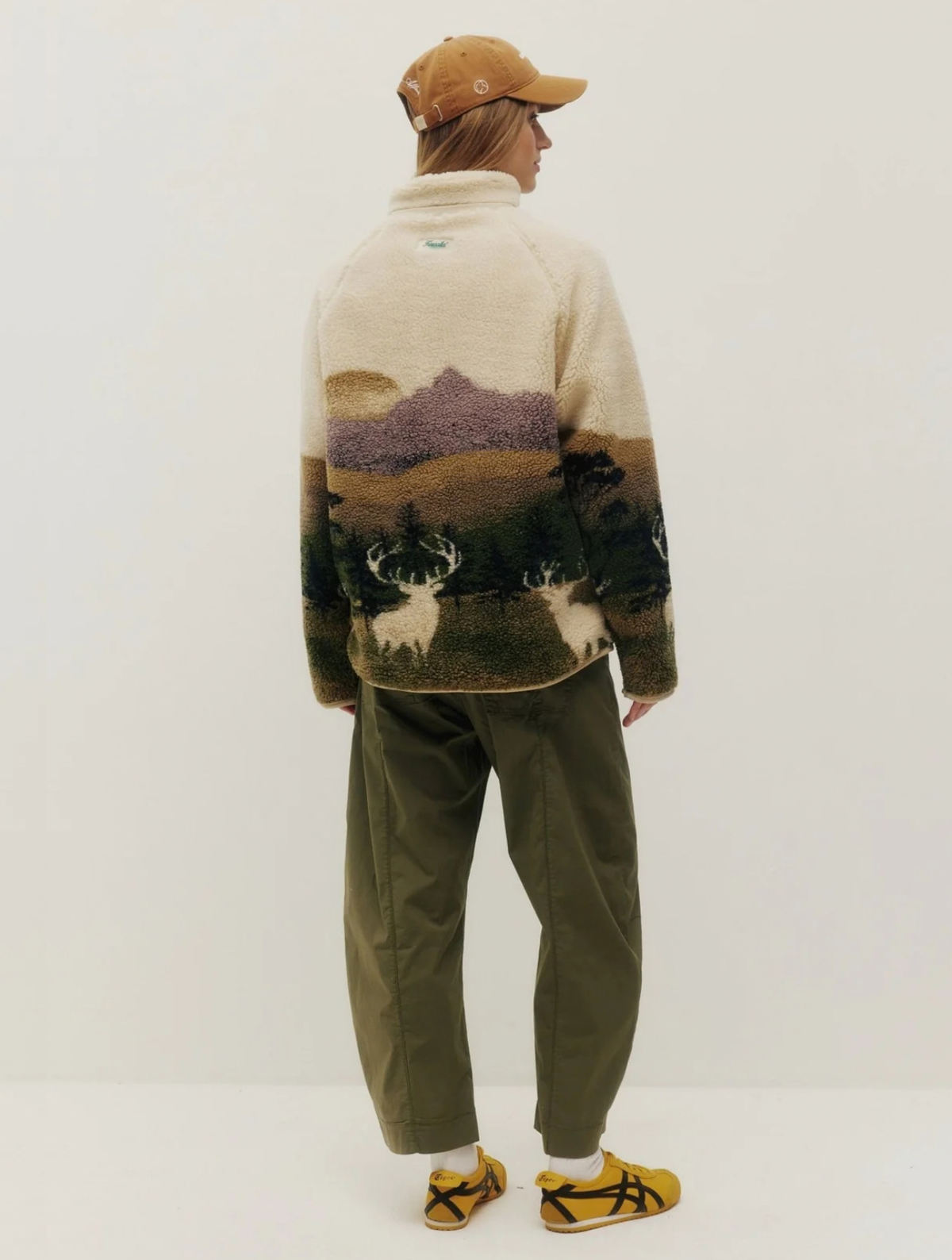 Printed Sherpa Jacket