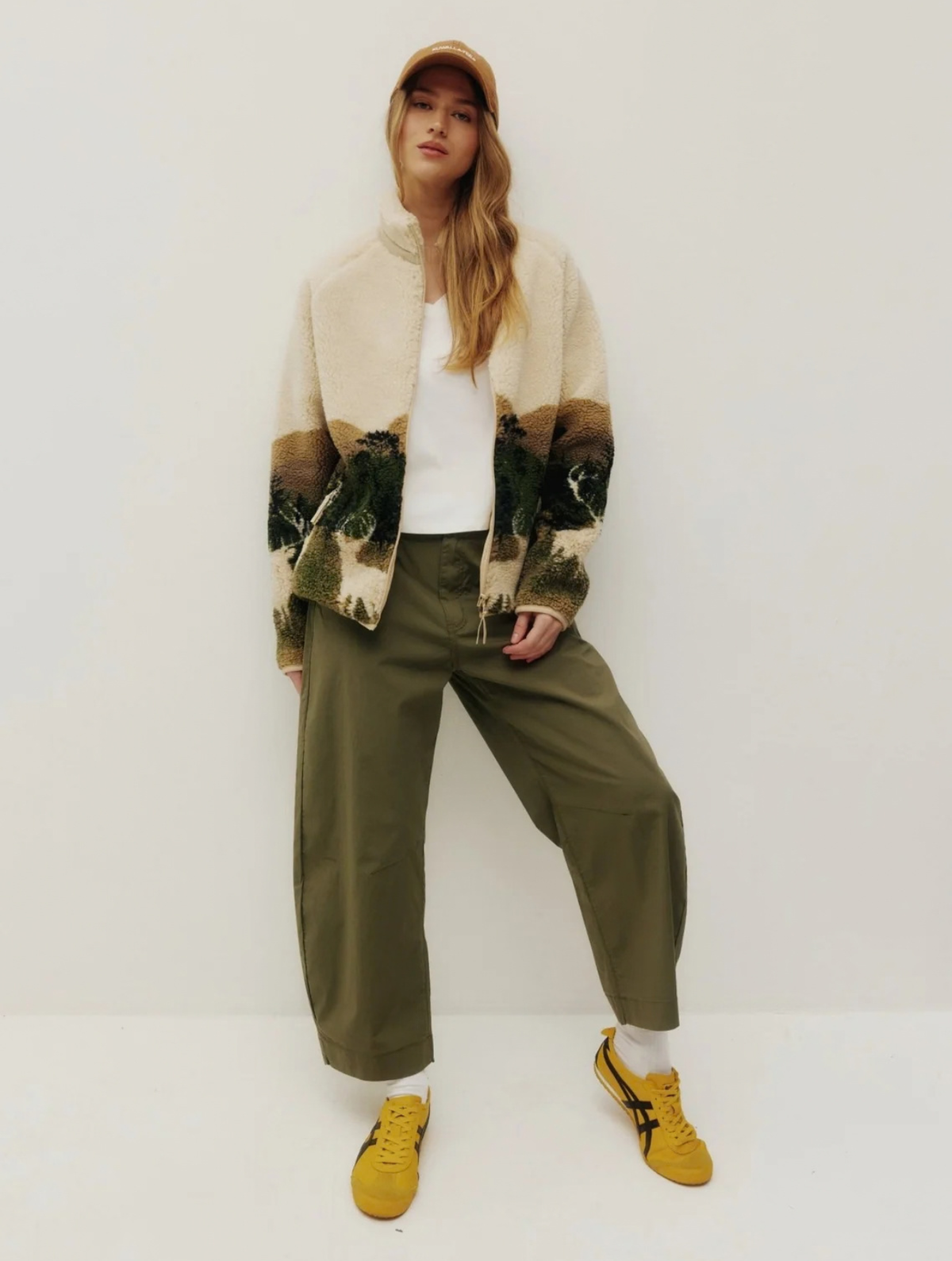 Printed Sherpa Jacket